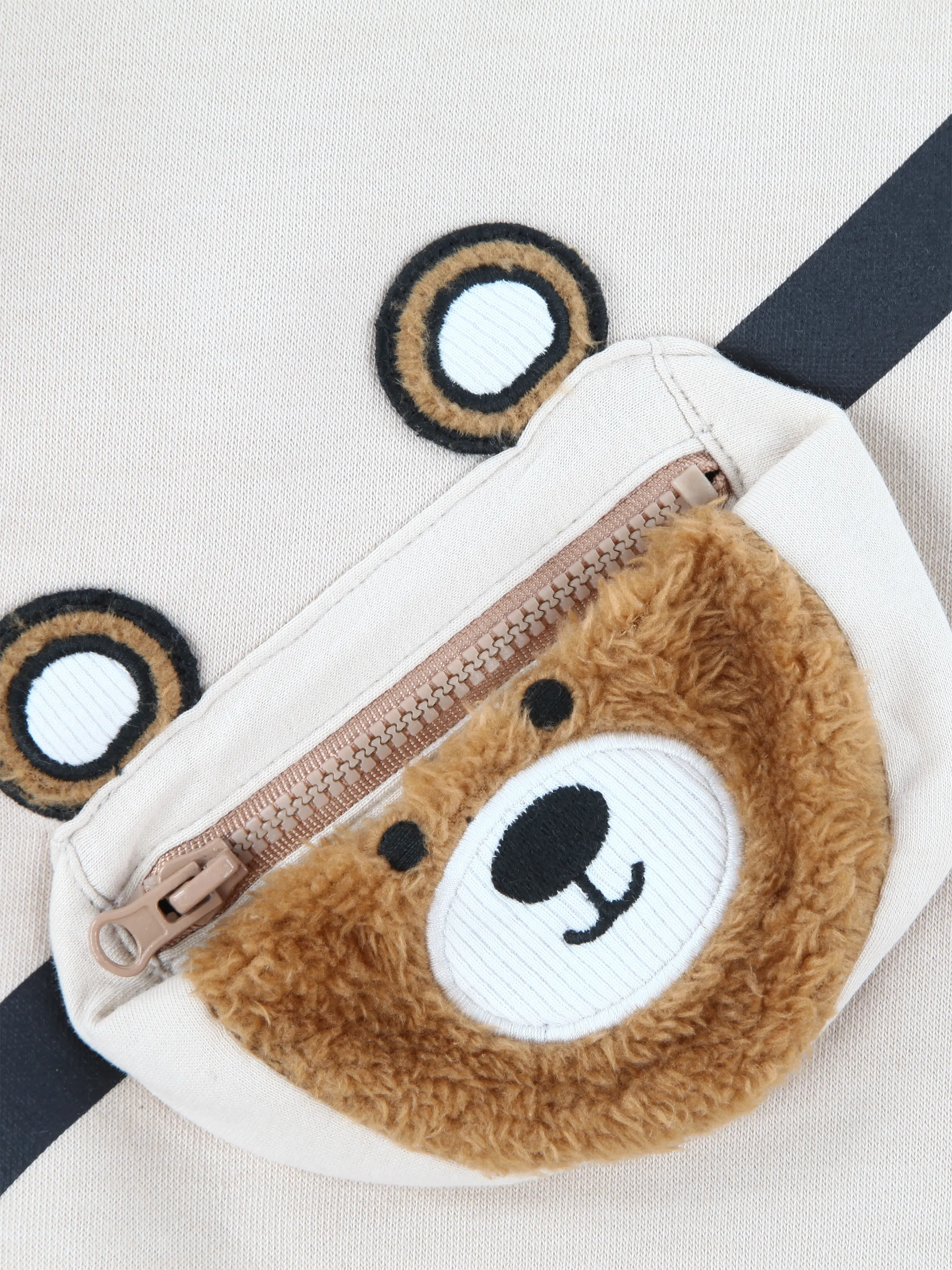 Bubble Gum BJ 2 pcs Set mit Teddy Print in beige/braun Beige 913586 BEIGE 3