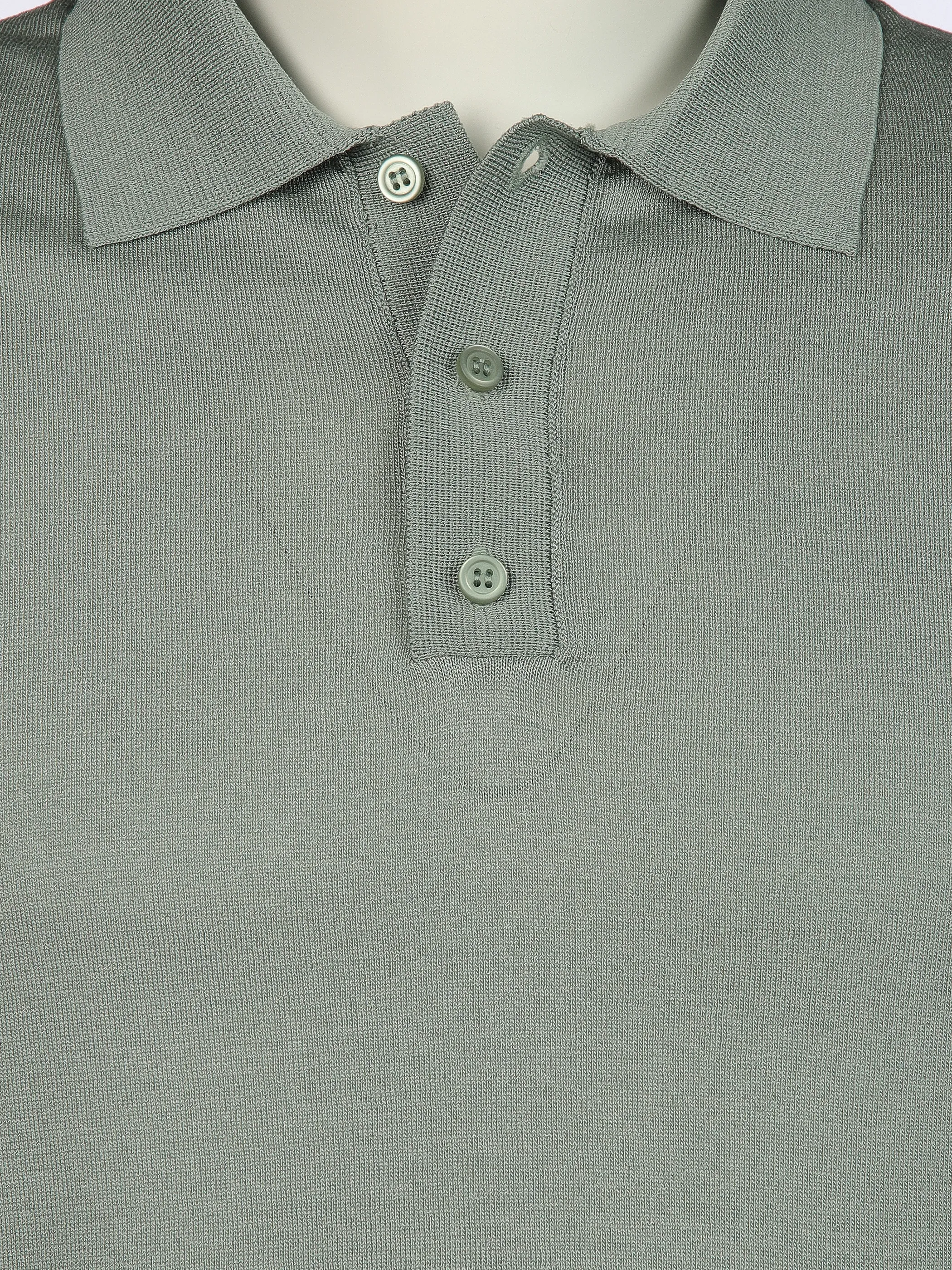 IX-O YF He-Strick Poloshirt Grün 909844 MINT 3 IX-O YF He-Strick Poloshirt Grün 909844 MINT 3