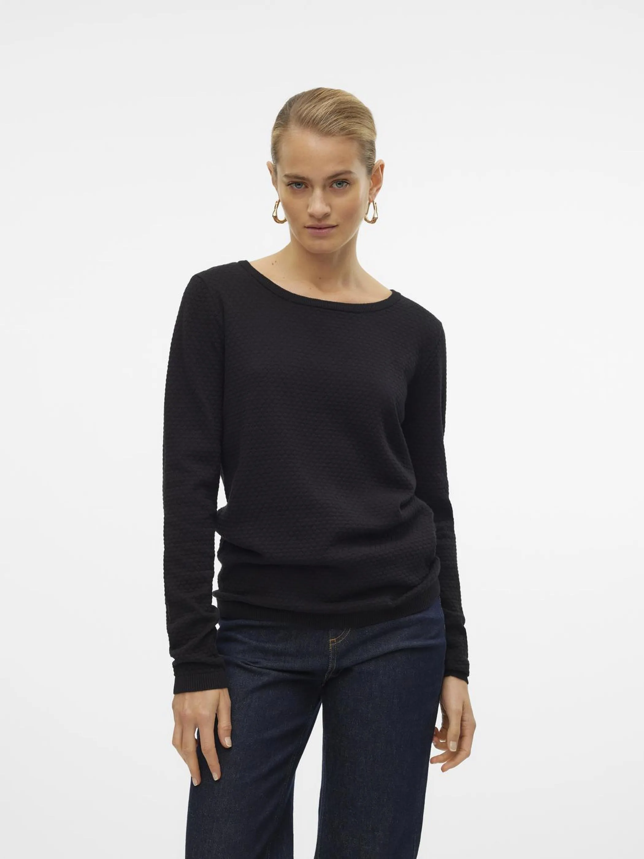 Vero Moda 10136644 VMCARE STRUCTURE LS O Schwarz 714739 177868 5