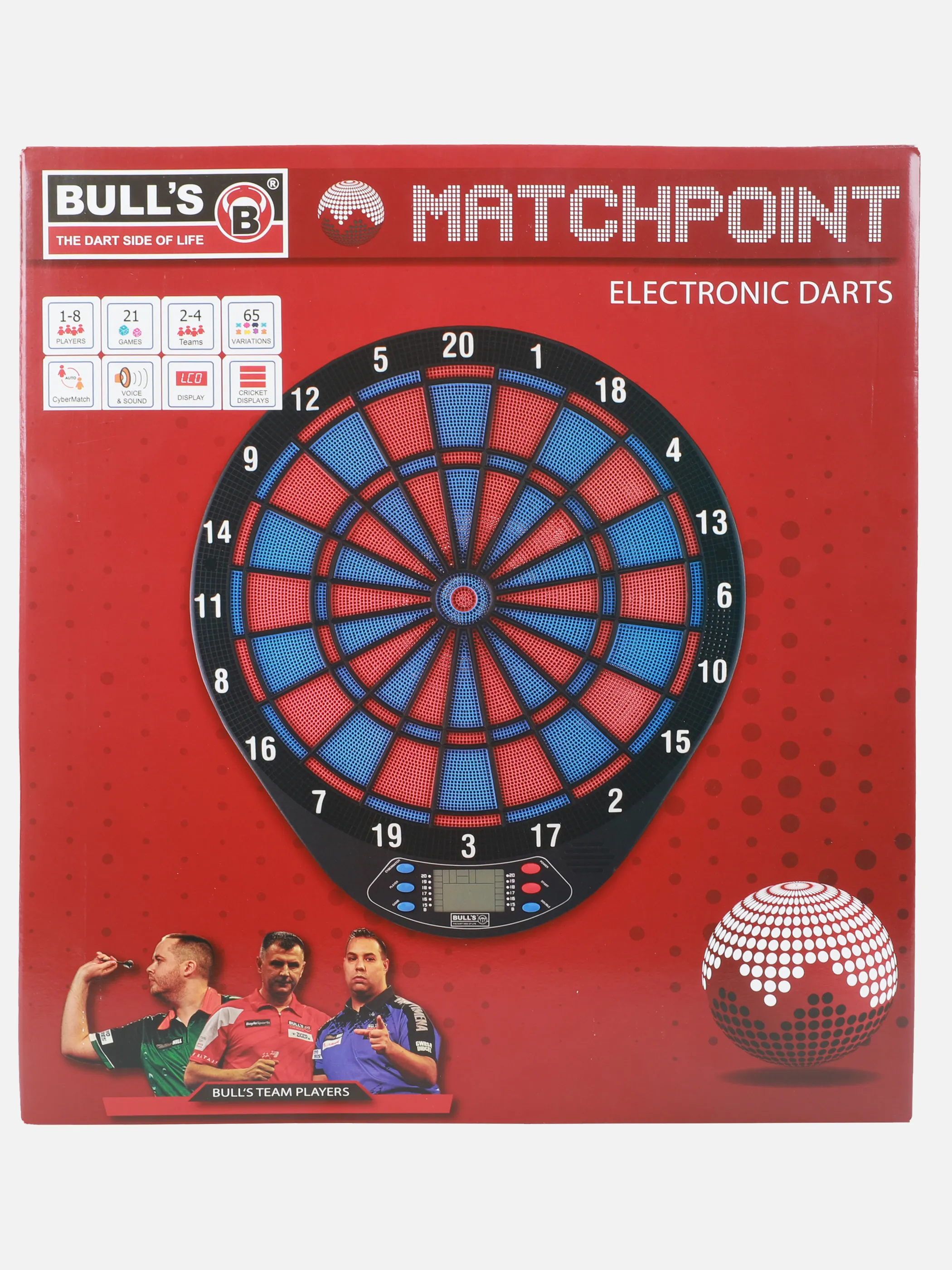 Bull´s Dartscheibe elektrisch Bunt 911140 BUNT 1