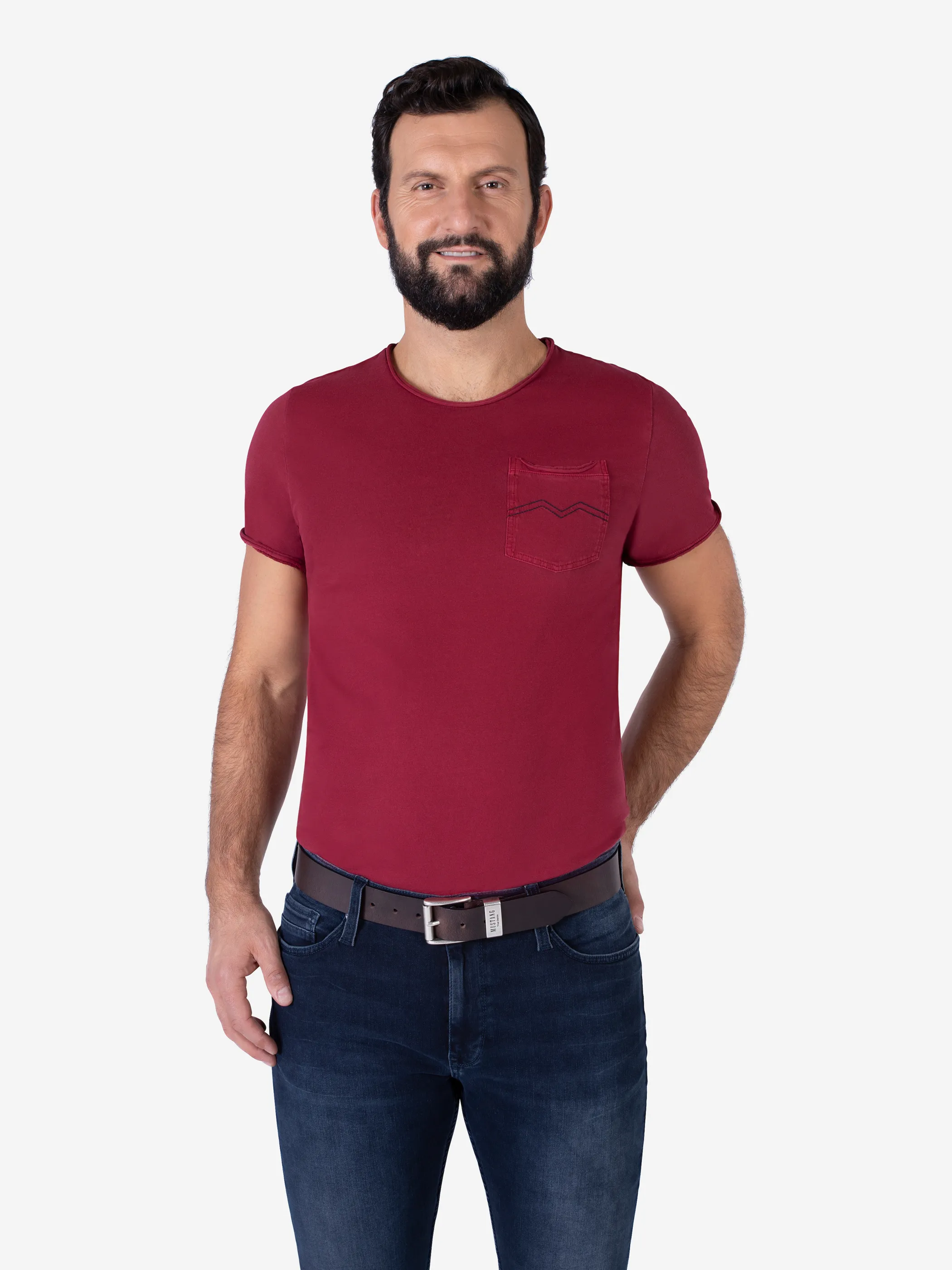 Mustang MG2104R04 40 mm Ledergürtel Q. Braun 885642 0680 4 Mustang MG2104R04 40 mm Ledergürtel Q. Braun 885642 0680 4