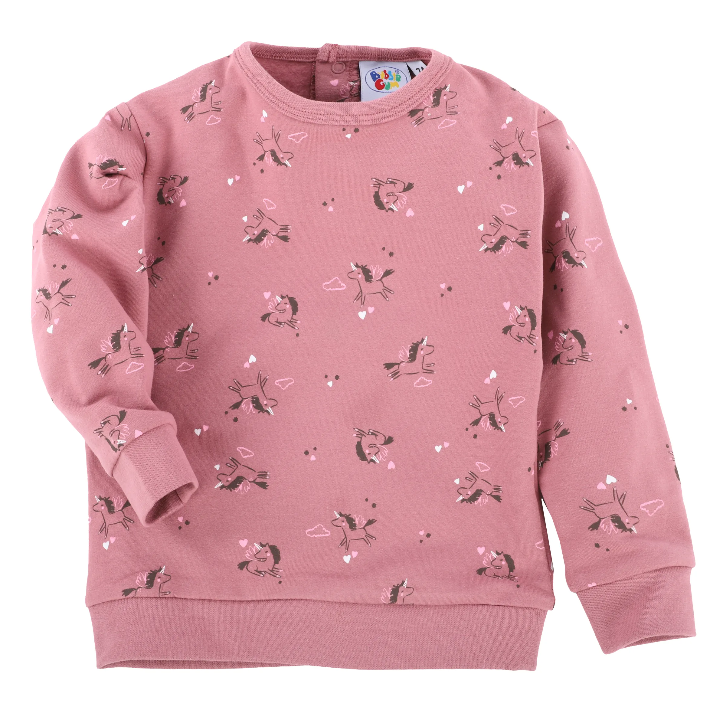 Bubble Gum BG Sweatshirt mit AOP in rosa Rosa 889921 ROSA 3 Bubble Gum BG Sweatshirt mit AOP in rosa Rosa 889921 ROSA 3