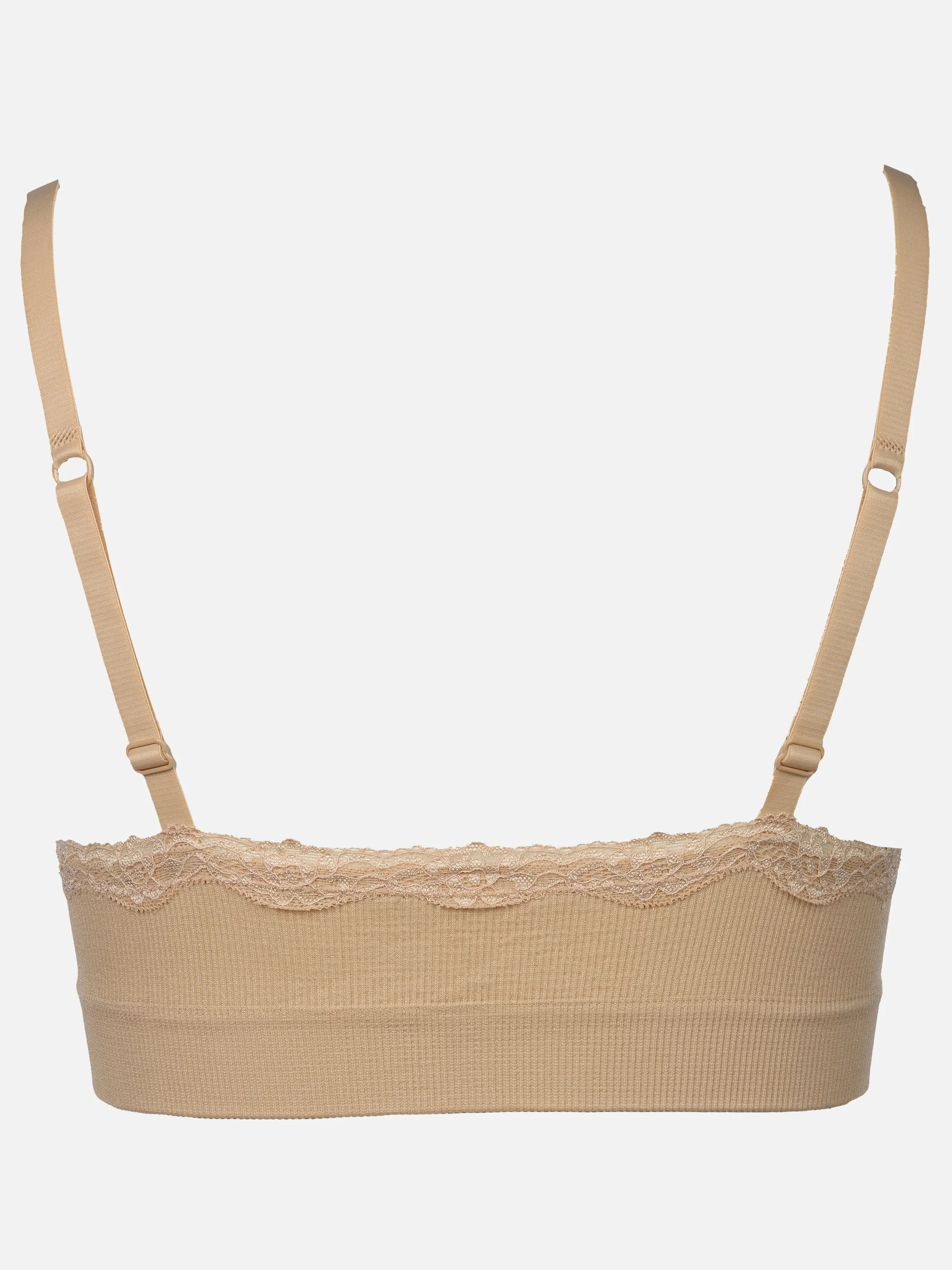 Sure Soft Bra Seamless Rippe&Spitze Weiß 922776 HAUT 2