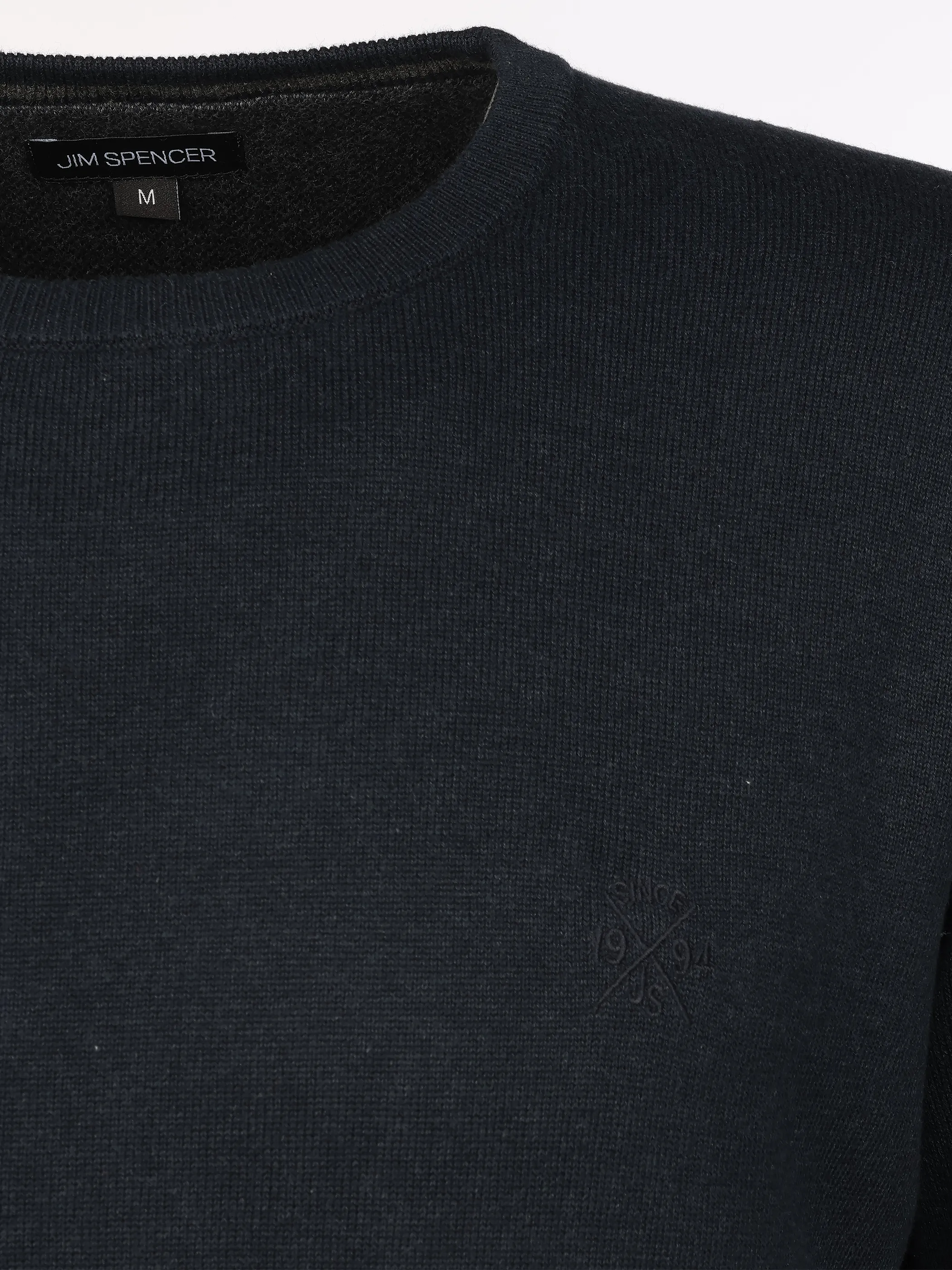 Jim Spencer He. Pullover basic Blau 930309 NAVY MEL 3
