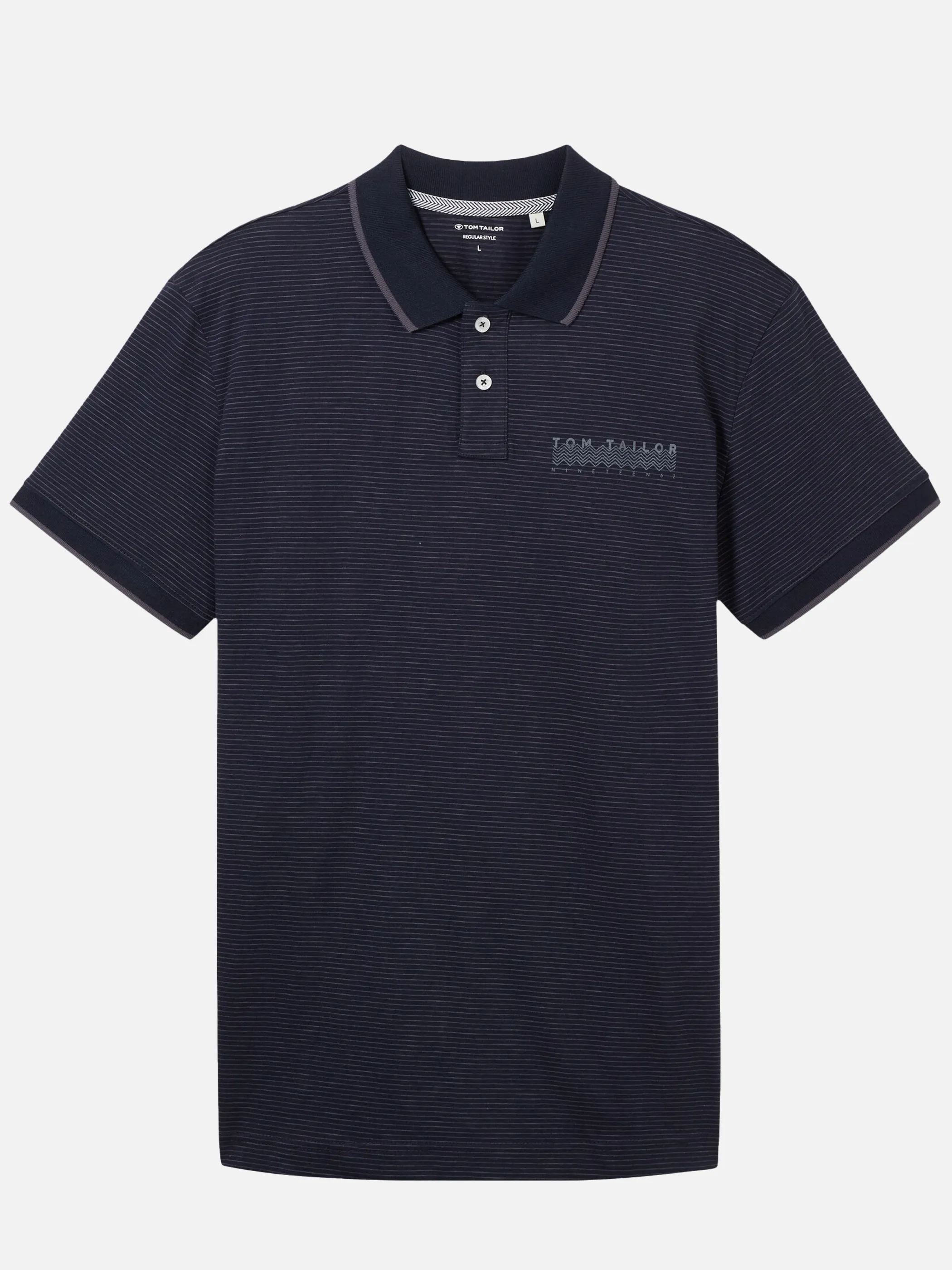 Tom Tailor 1041786 fine striped polo Blau 895688 22093 1 Tom Tailor 1041786 fine striped polo Blau 895688 22093 1