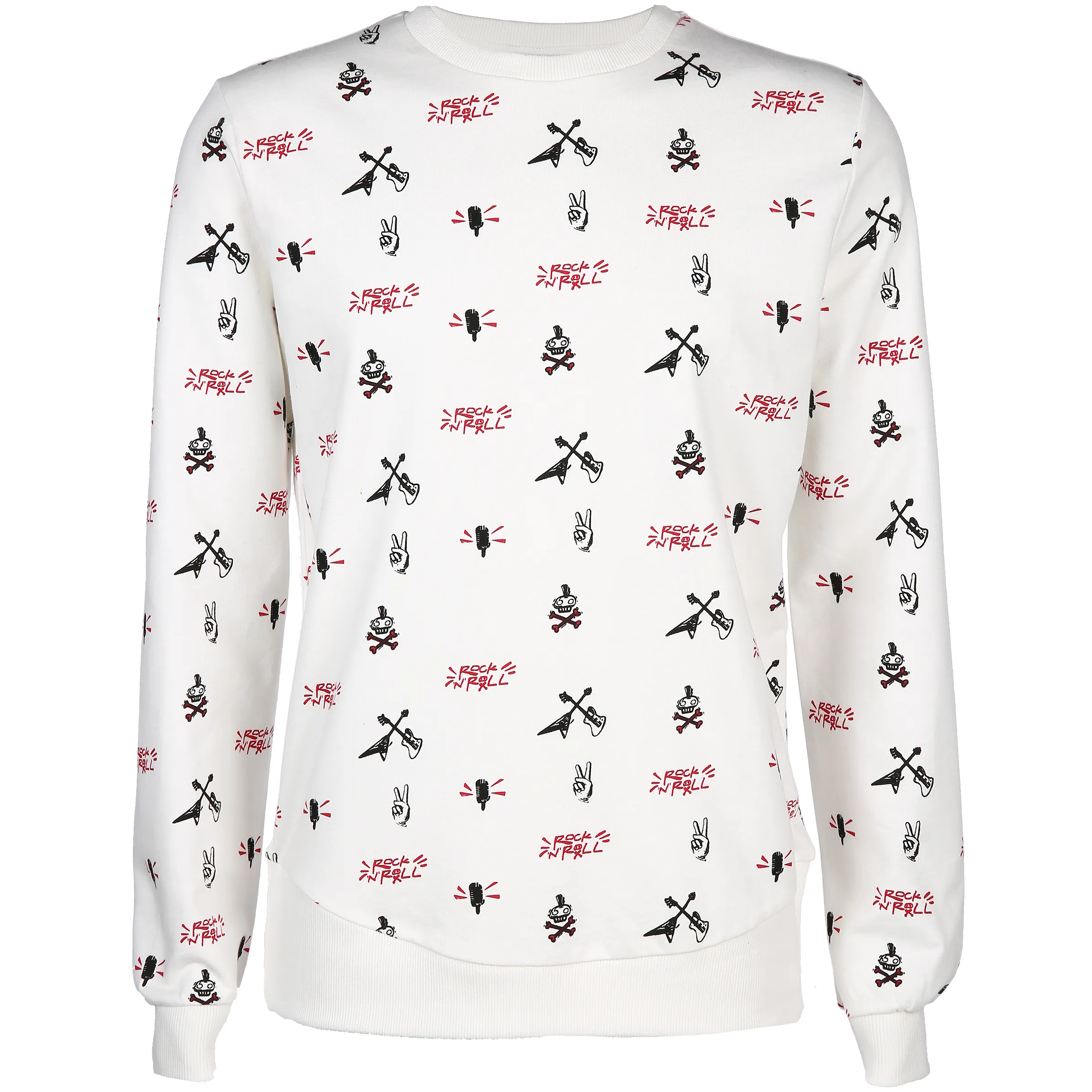 One Way YF-He-Sweat langarm Weiß 812689 WEIß 1