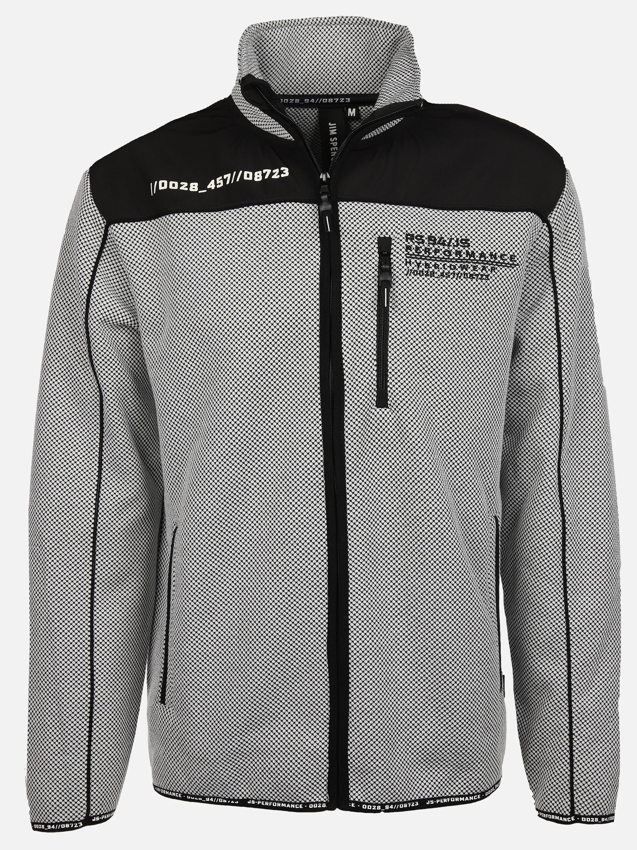 Jim Spencer He. Fleecejacke RV Appli Weiß 888352 WHITE 1 Jim Spencer He. Fleecejacke RV Appli Weiß 888352 WHITE 1