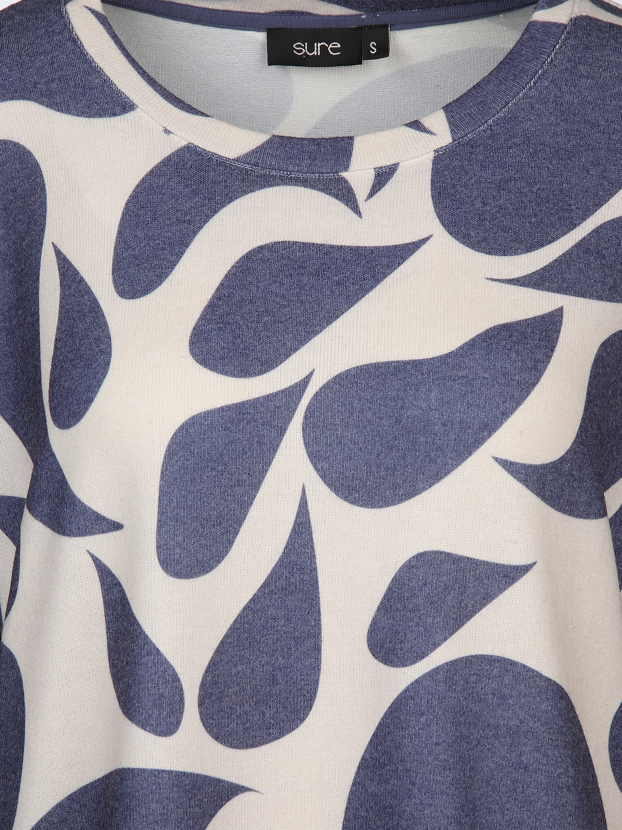 Sure Da. Print Flausch-Shirt Marine 901357 MR/BE/MEL 3 Sure Da. Print Flausch-Shirt Marine 901357 MR/BE/MEL 3