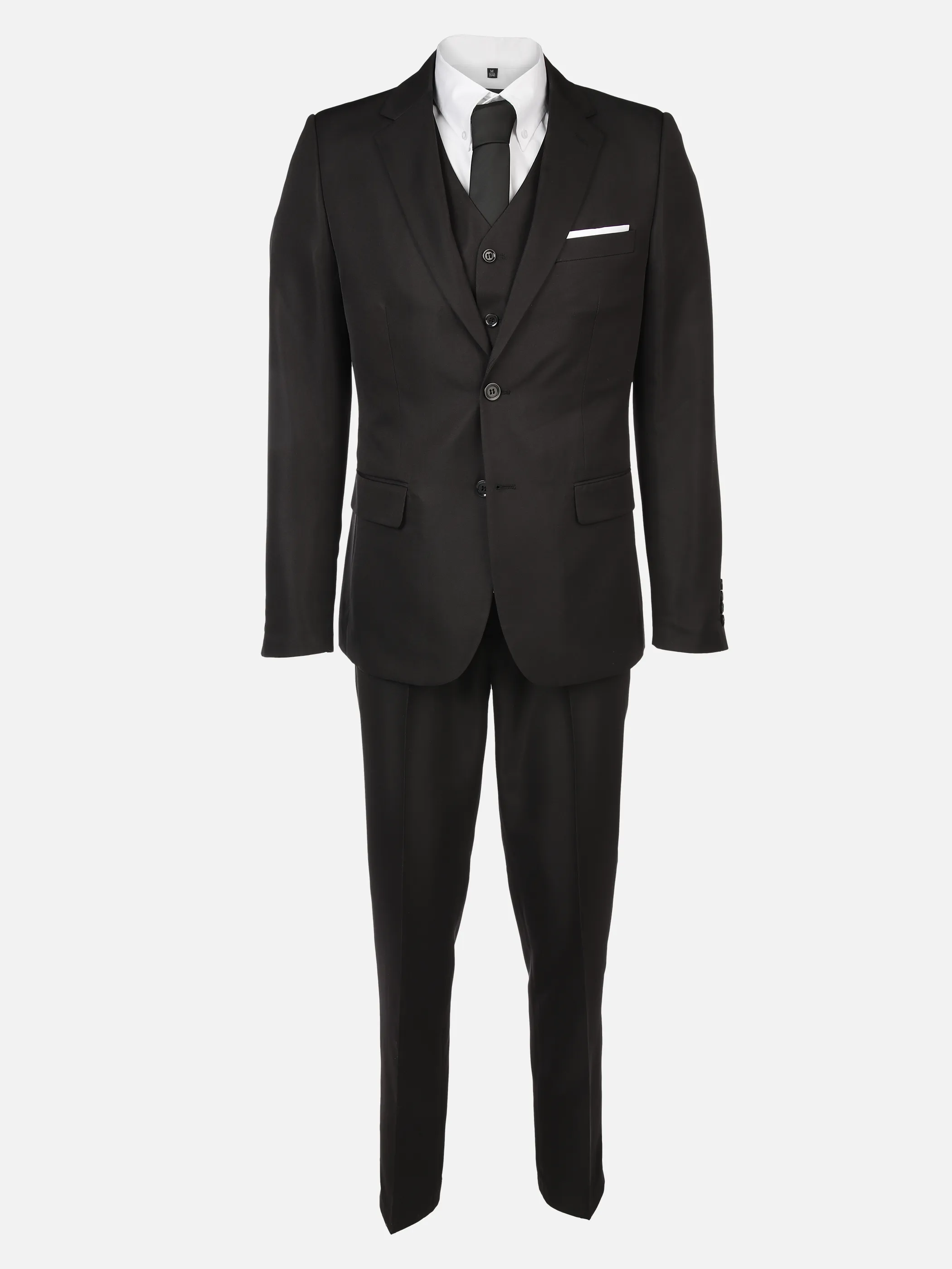 Jim Spencer He. Anzug 5tlg. Schwarz 896832 BLACK 1