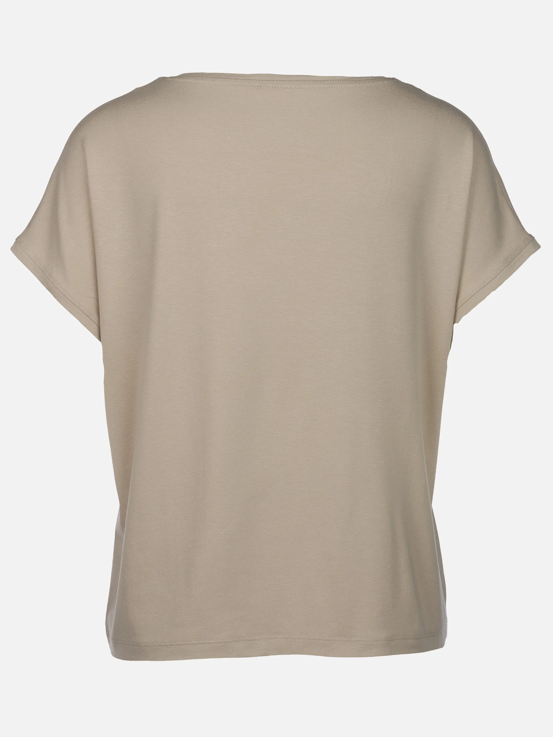 Lisa Tossa Da-Viskose Shirt m. Frontprint Beige 924862 FRENCH 2