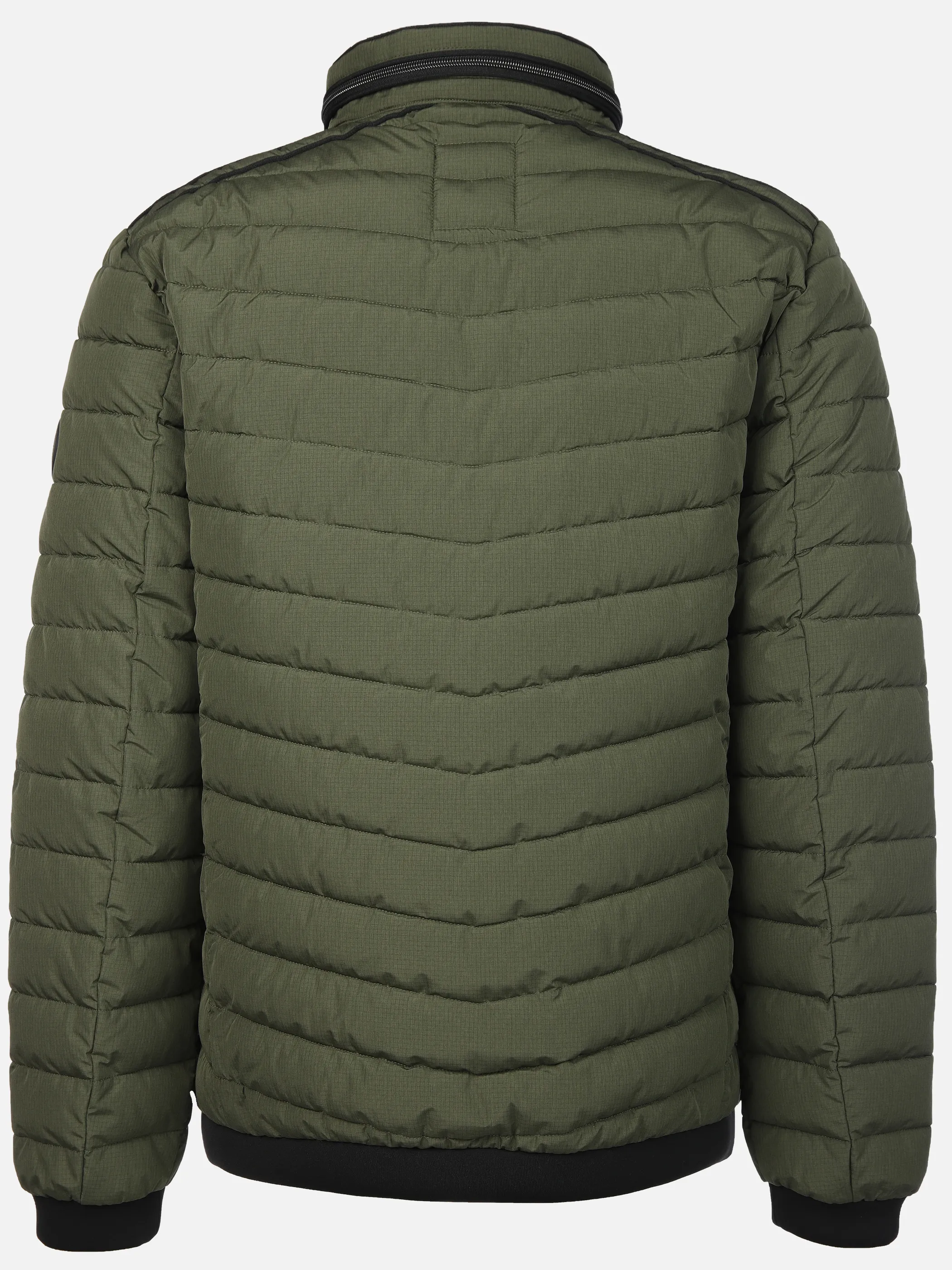 Jim Spencer He. Steppblouson melange scuba Oliv 878837 KHAKI 2
