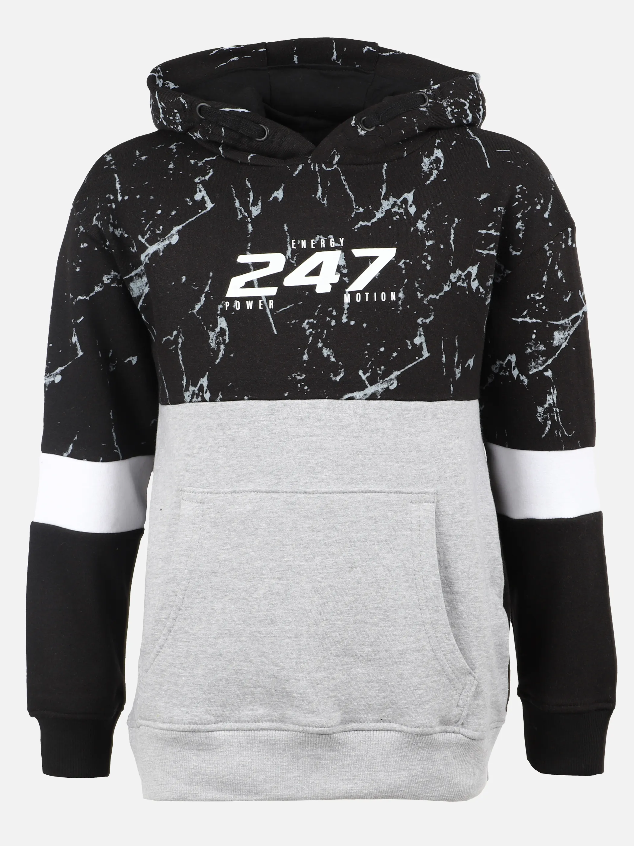 Stop + Go TB- Hoodie colorblock Schwarz 898691 19-3911 1 Stop + Go TB- Hoodie colorblock Schwarz 898691 19-3911 1