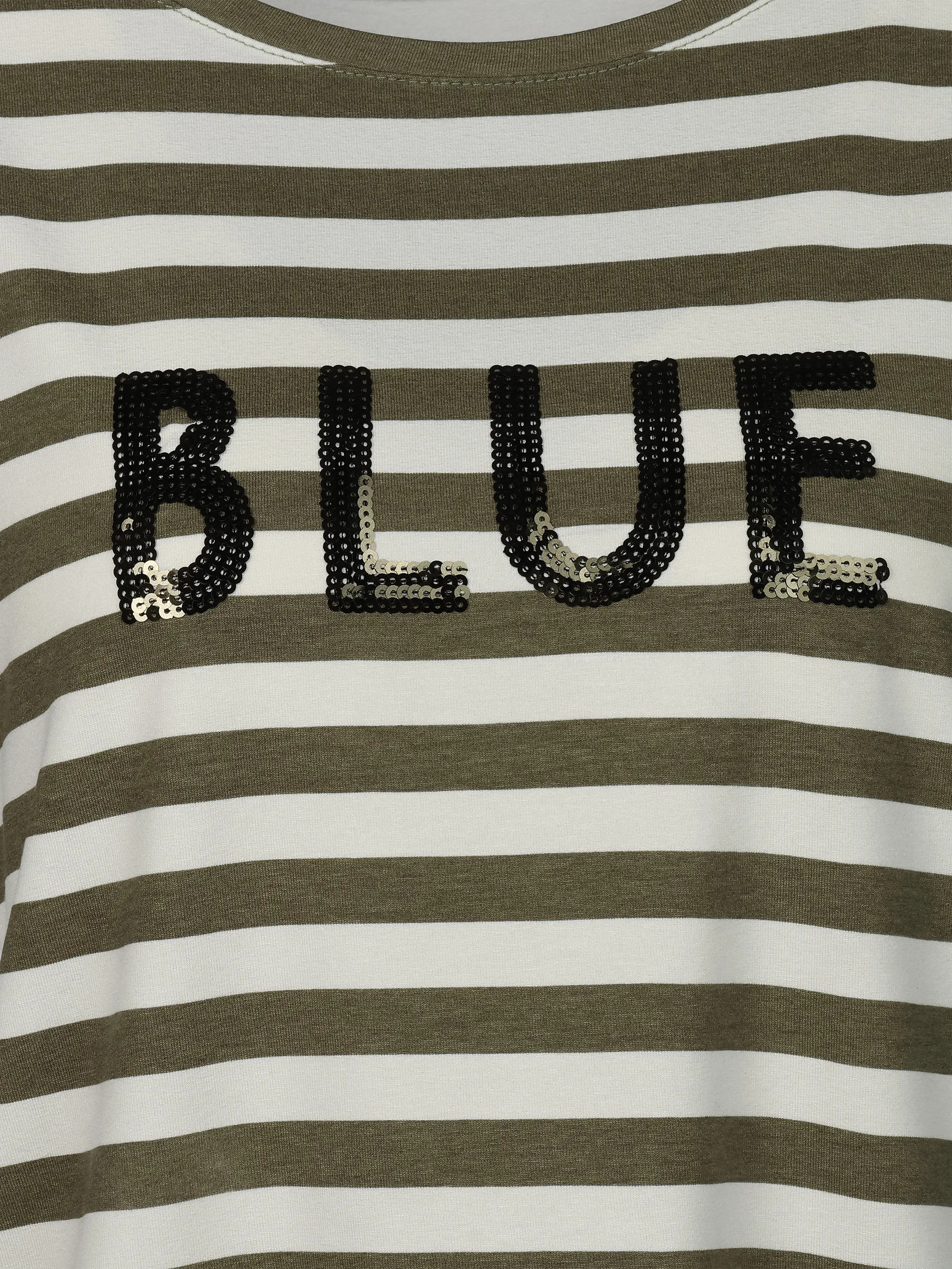 Sure Da-Ringelshirt mit Pailetten Grün 924193 GREEN 3