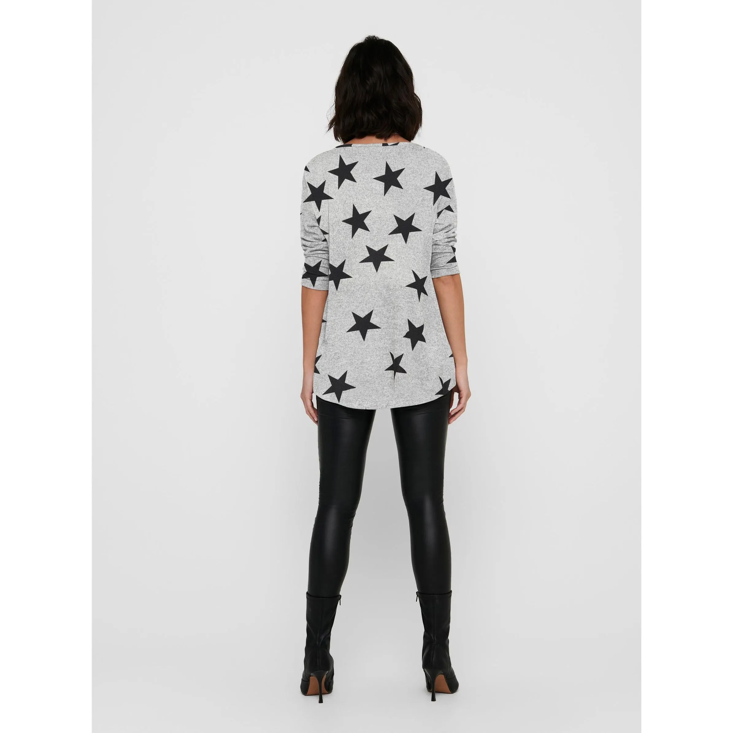 Only 15144286 onlELCOS 4/5 AOP TOP Grau 765230 179073001 2