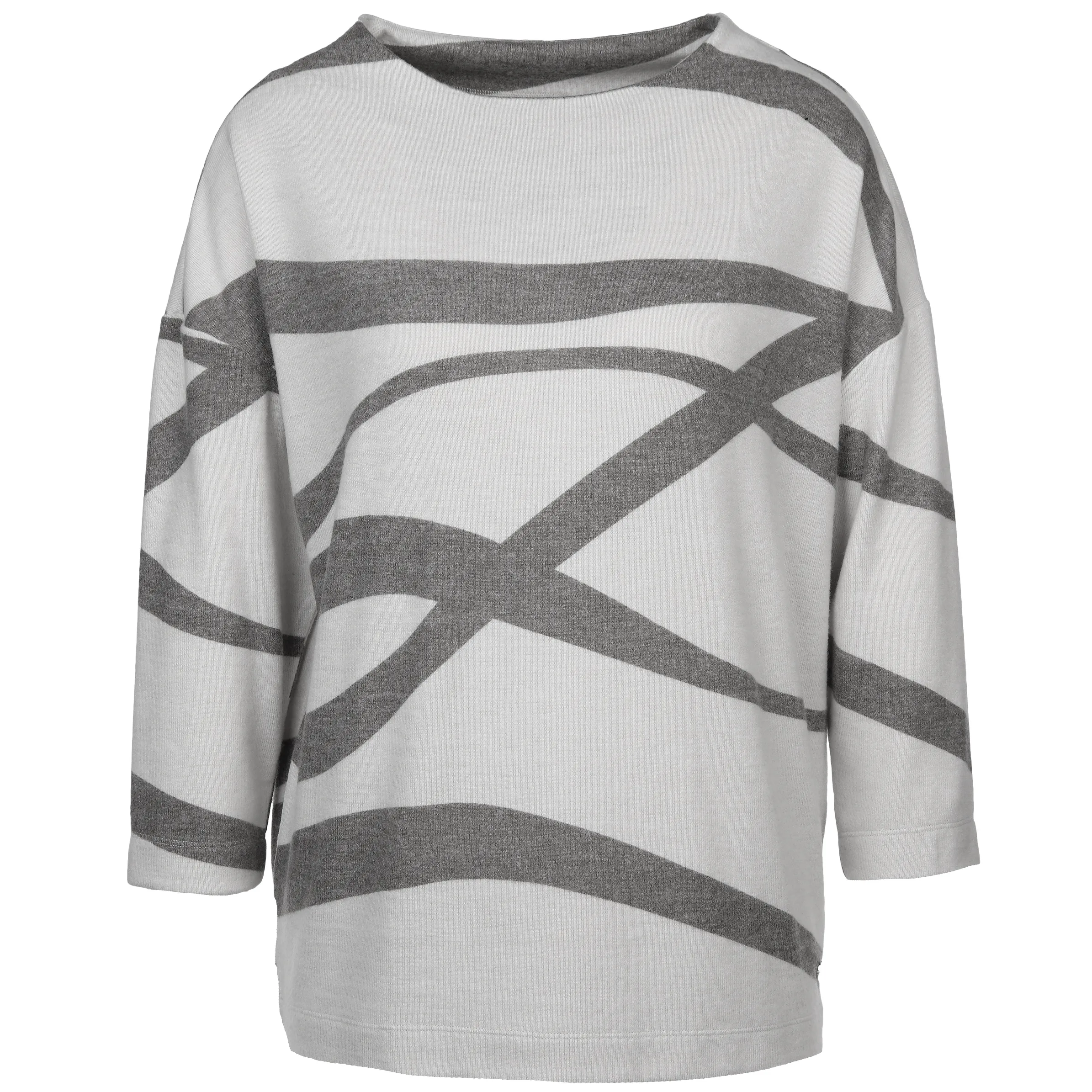 Sure Da-Printshirt m. 3/4 Arm Grau 882062 GRAU MEL. 1