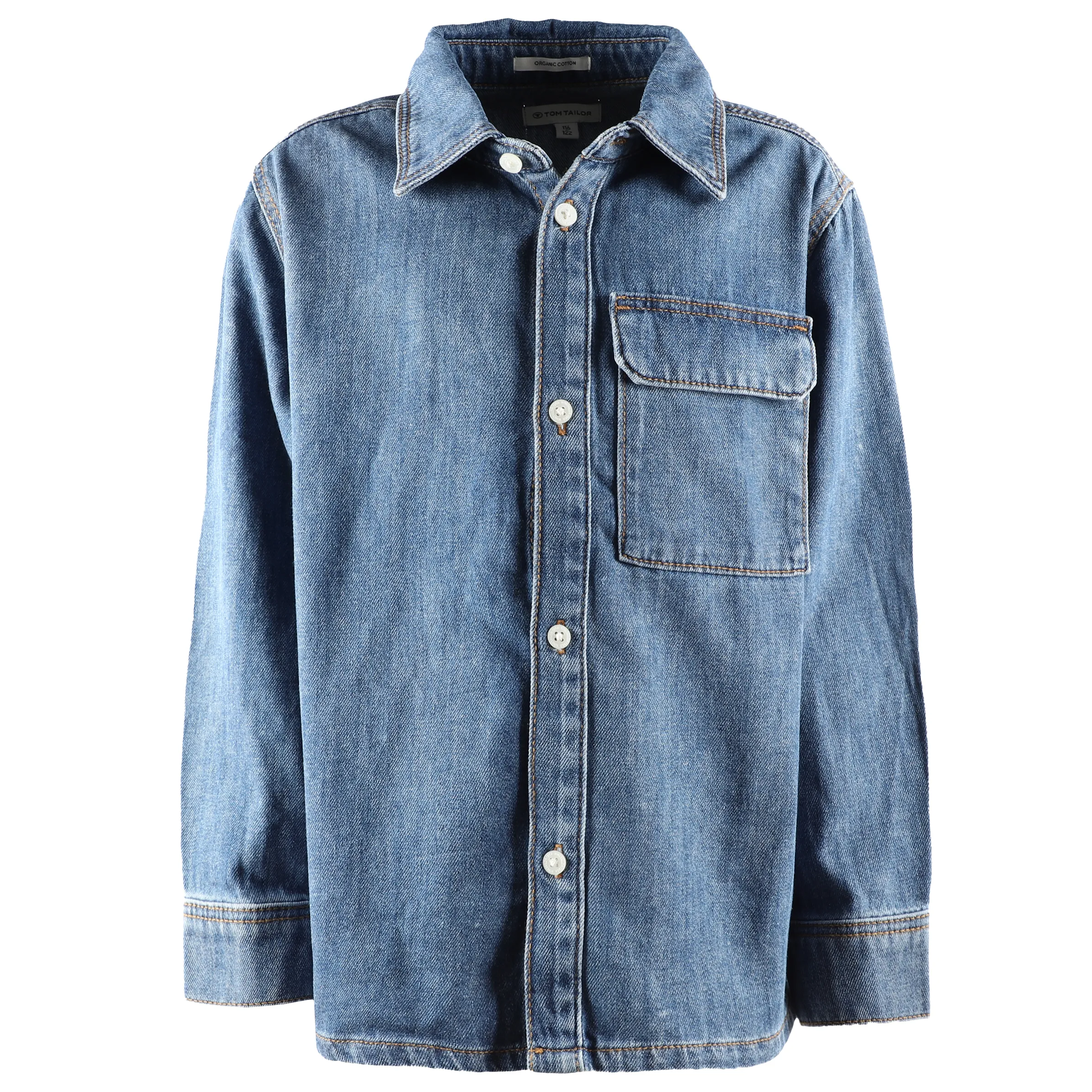 Tom Tailor 1037646 denim shirt Blau 890020 10110 1