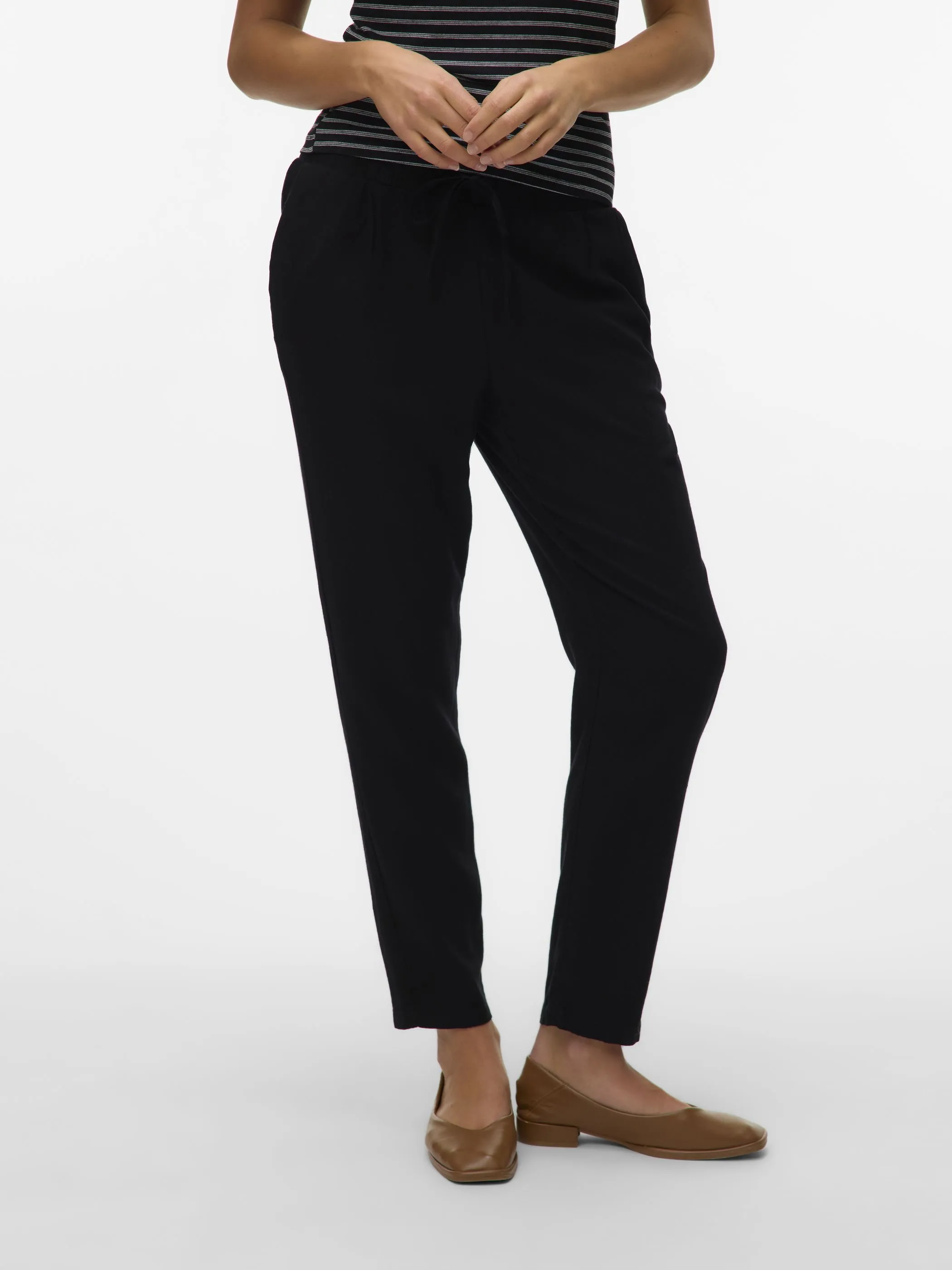 Vero Moda 10279691 VMJESMILO ANKLE PANTS Schwarz 875236 177868 1