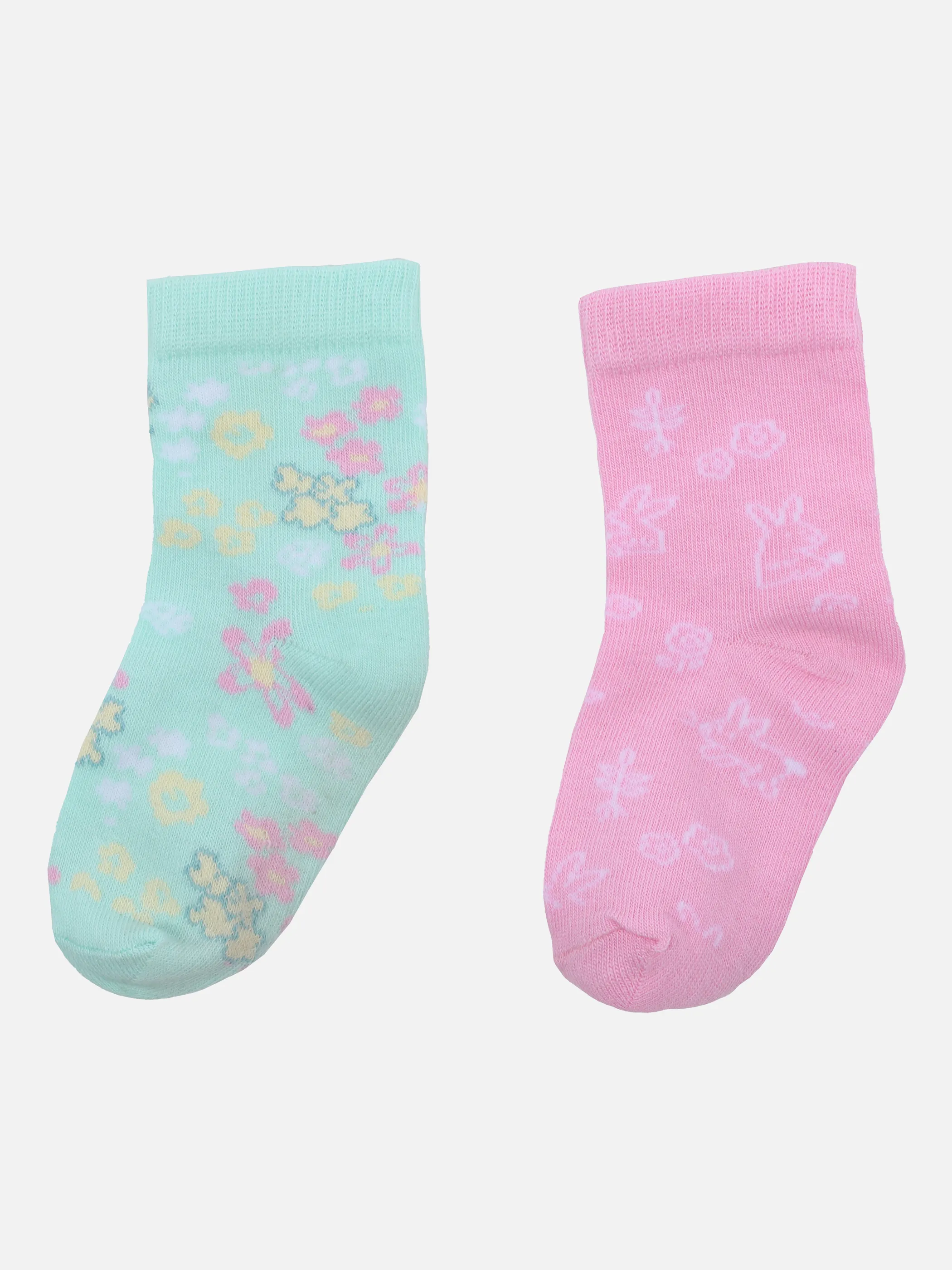Bubble Gum BG Socken 2er Pack AOP Blumen Pink 863341 PINK/GREEN 2 Bubble Gum BG Socken 2er Pack AOP Blumen Pink 863341 PINK/GREEN 2