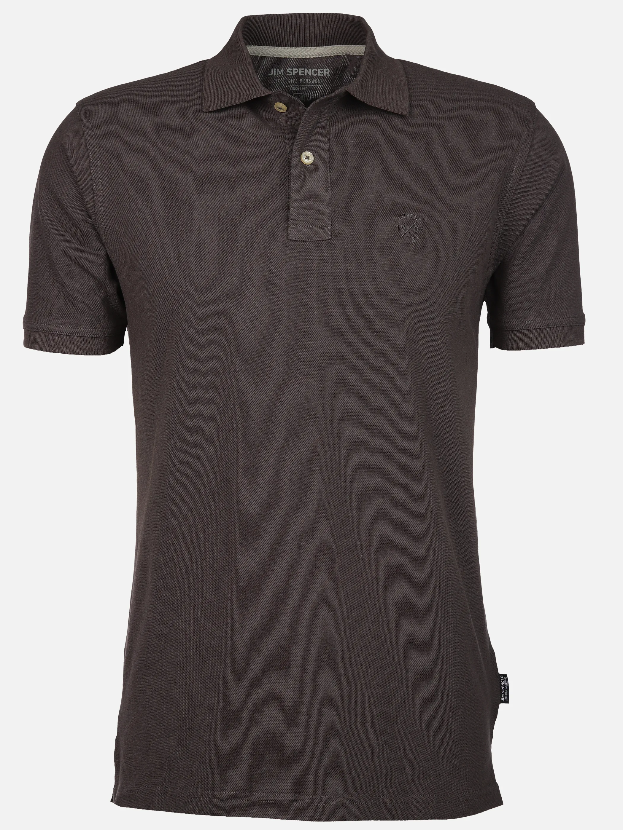 Jim Spencer He. Poloshirt 1/2 Arm uni basic Grau 890322 AN 1 Jim Spencer He. Poloshirt 1/2 Arm uni basic Grau 890322 AN 1