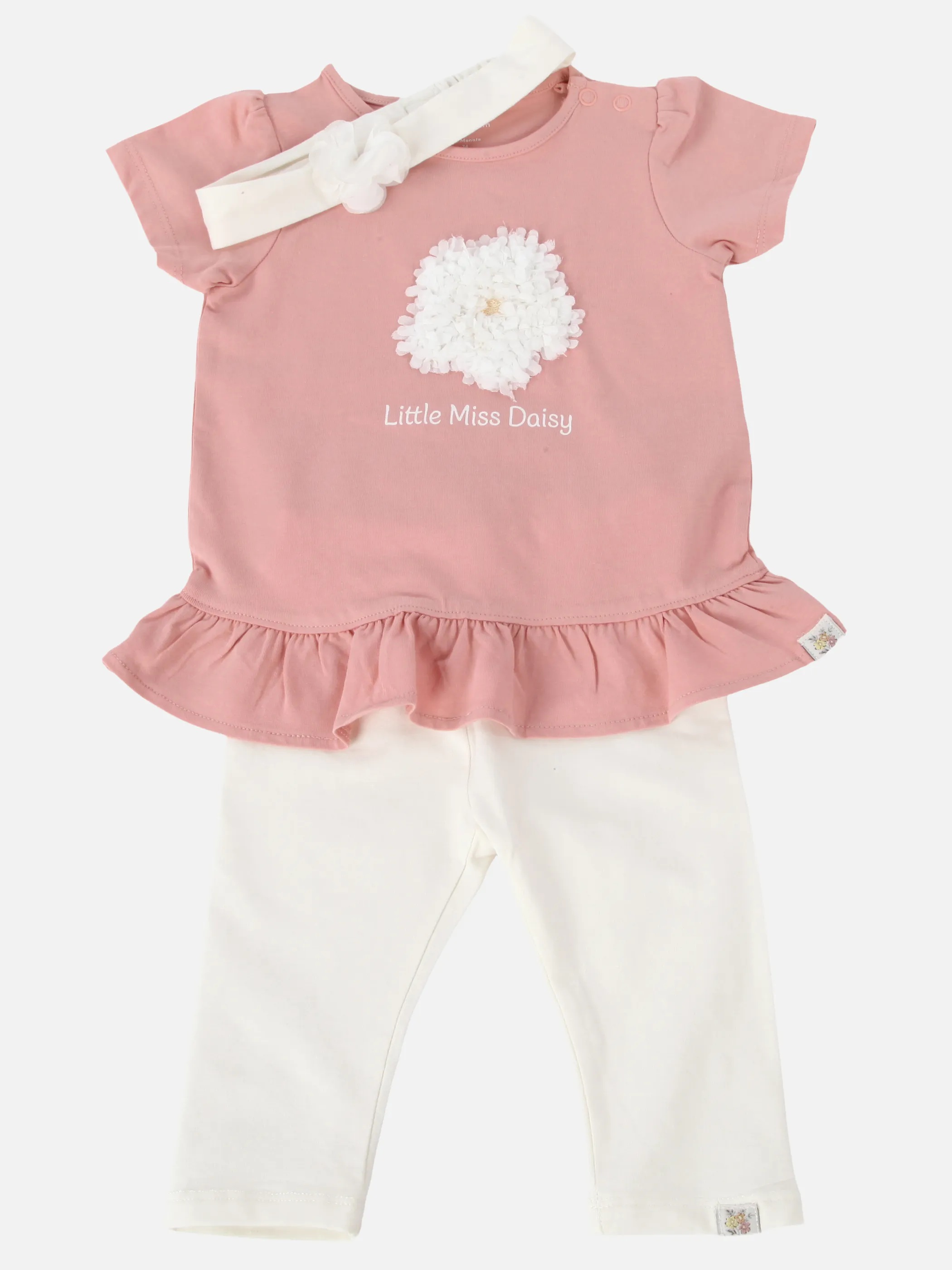 Bubble Gum BG 3pcs Set, T-shirt mit Tüllap. +leggings u. HB Rosa 921819 RO 1