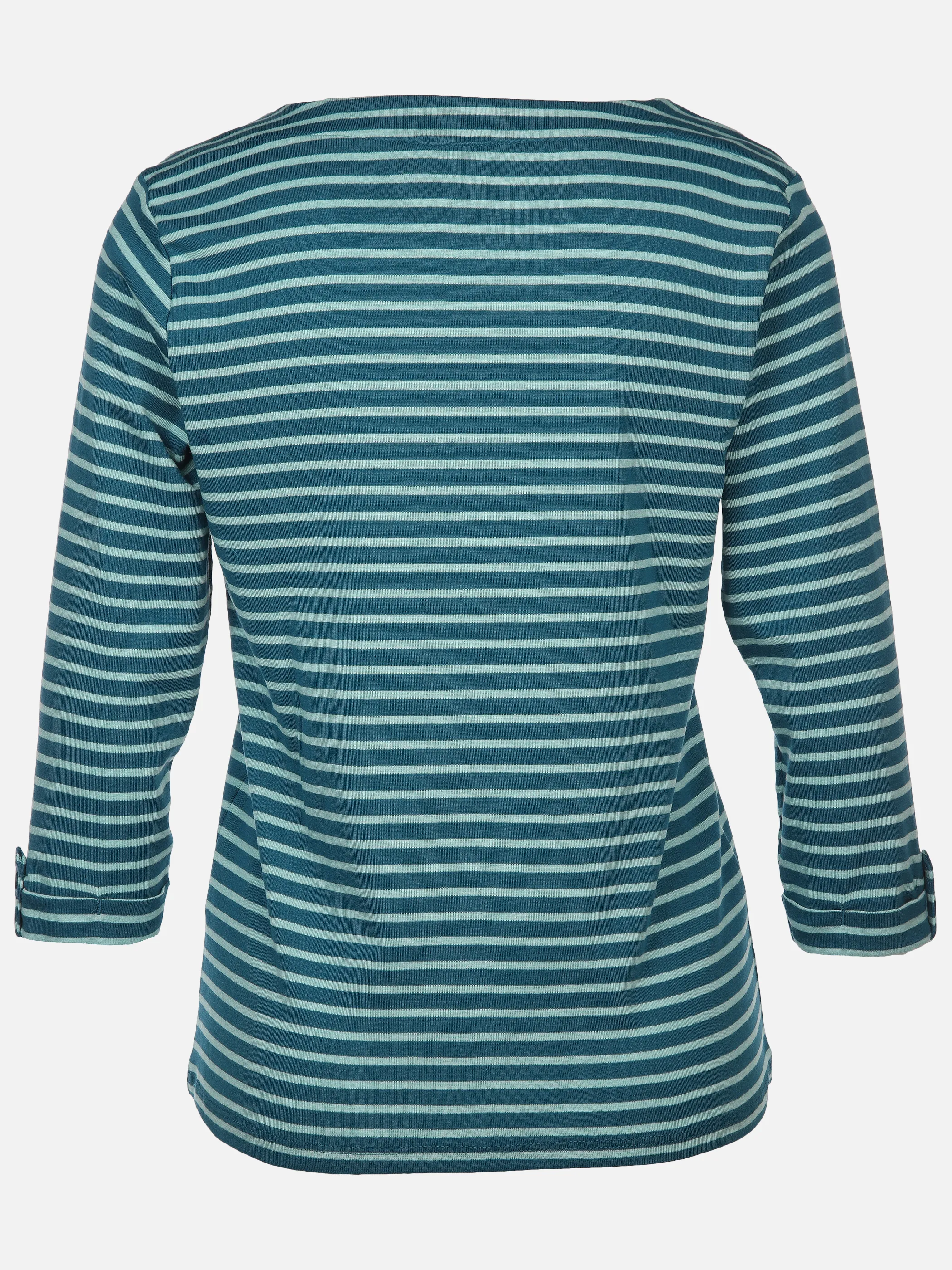 Sure Da-Streifenshirt m. 3/4 Arm Türkis 897550 PETROL 2