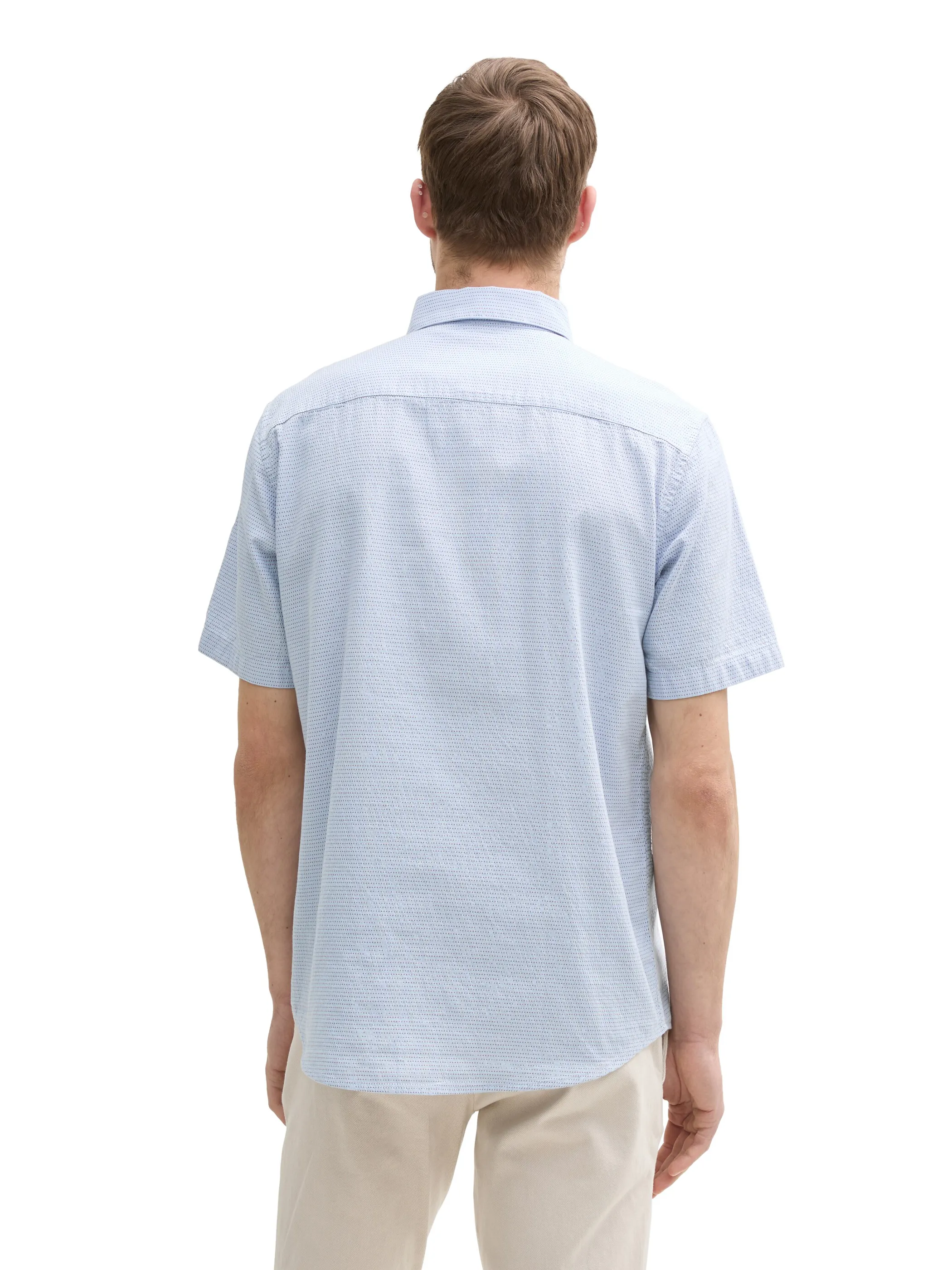 Tom Tailor 1046077 structured shirt Blau 910668 37947 2 Tom Tailor 1046077 structured shirt Blau 910668 37947 2