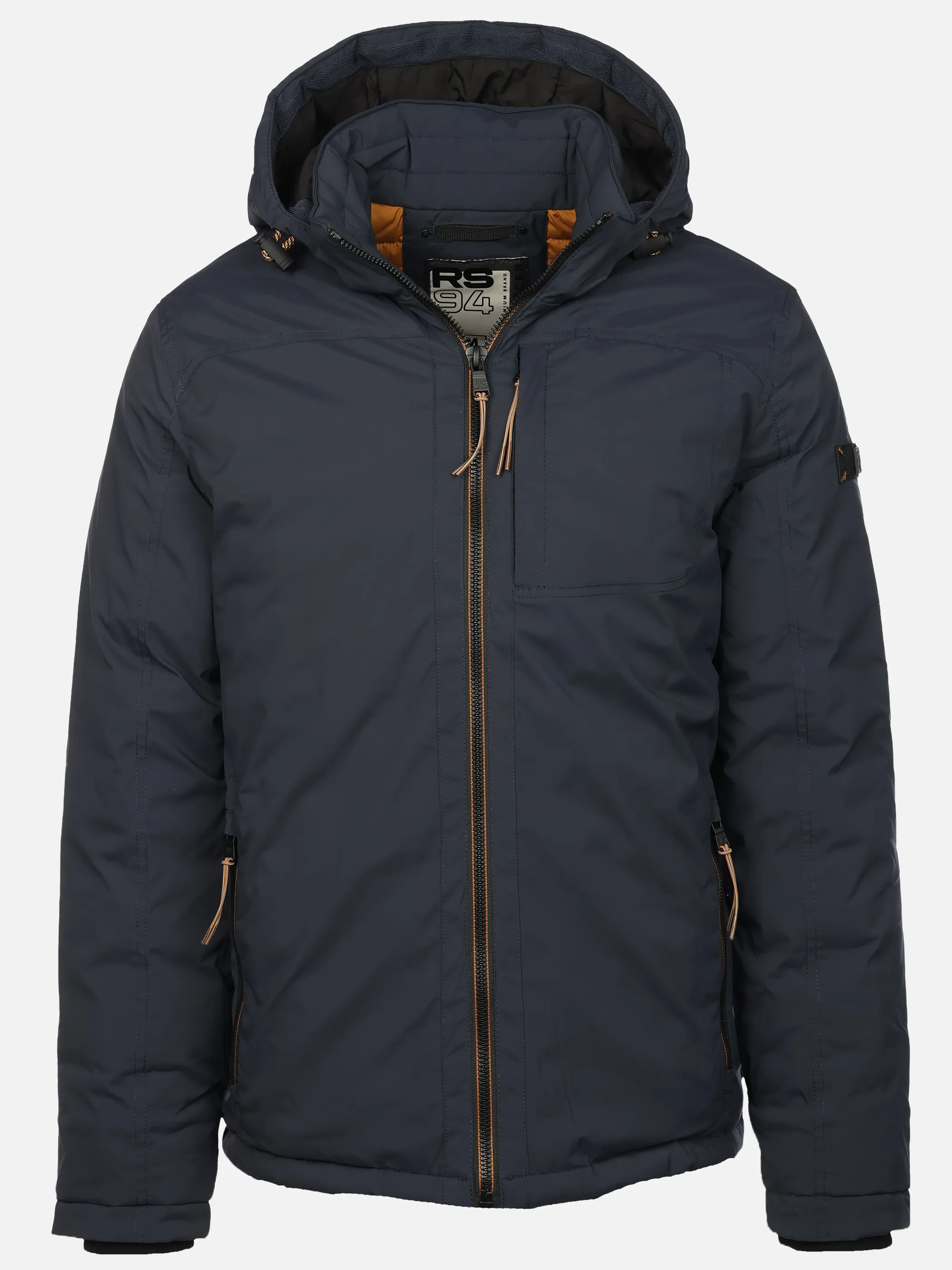 Jim Spencer He. Kapuzenjacke wattiert Blau 929390 NAVY 1