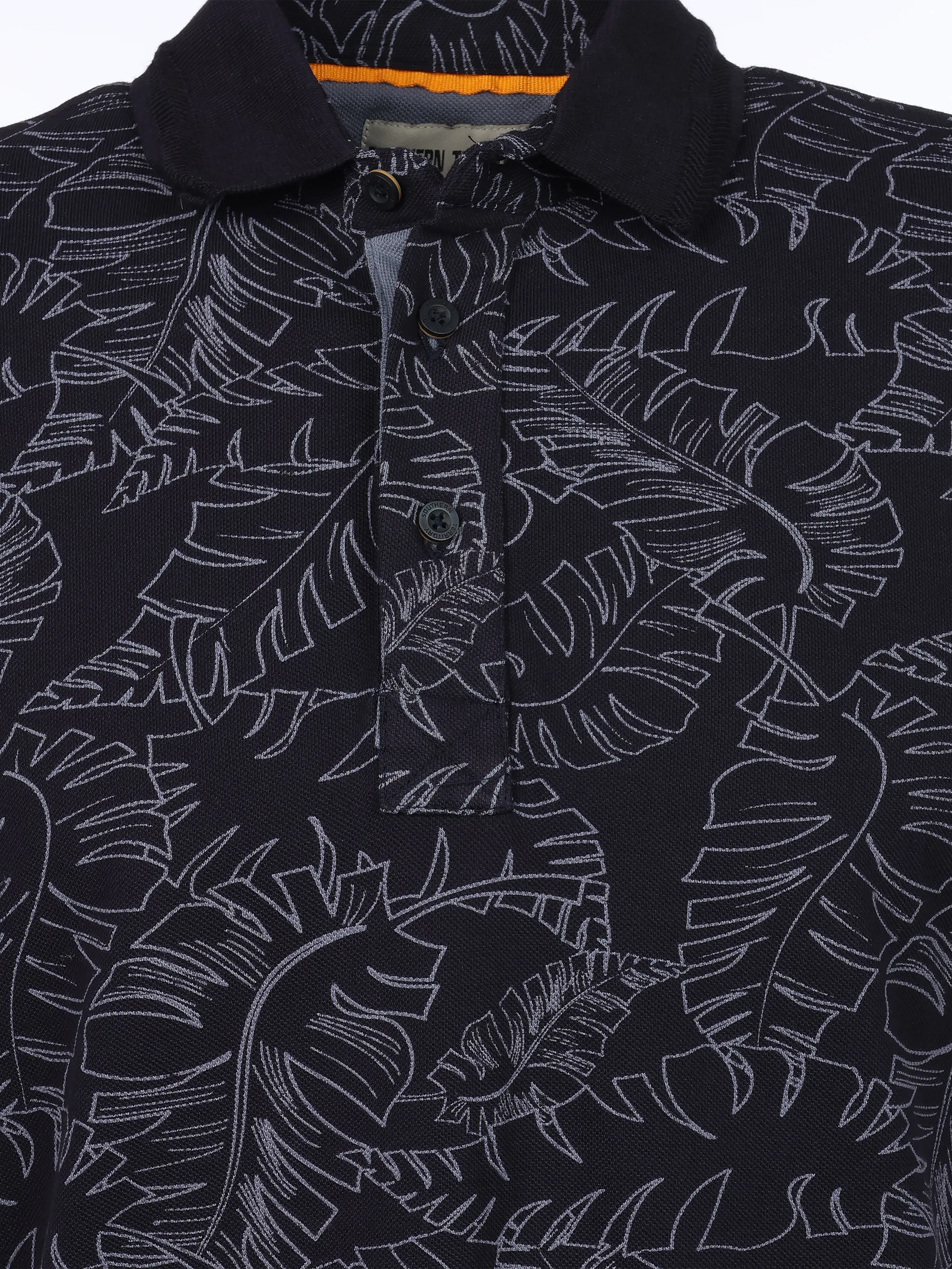 Southern Territory He. Poloshirt 1/2 Arm print Blau 925211 NAVY 3