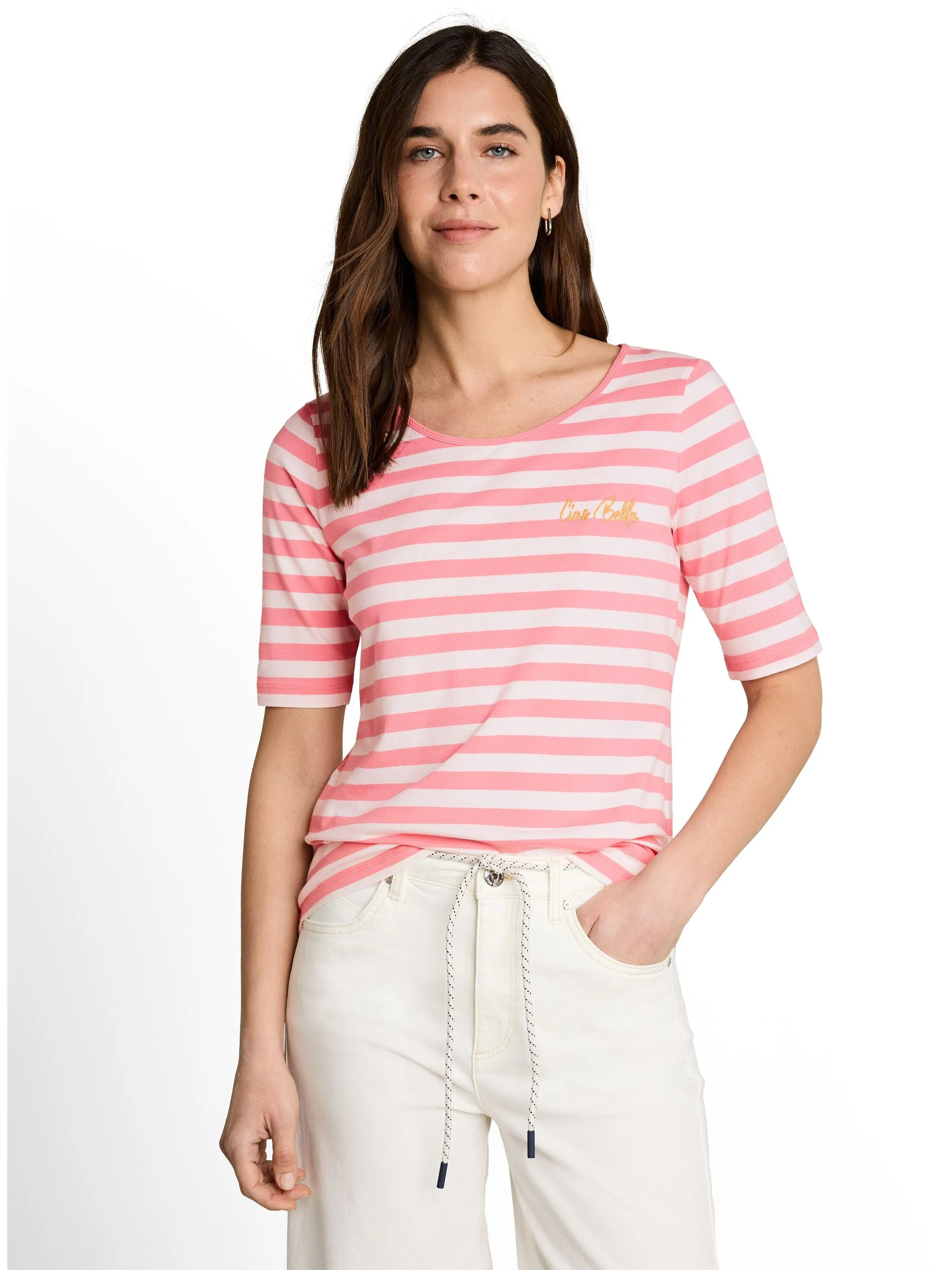 Tom Tailor 1051218 T-Shirt small embro Pink 926015 40331 1