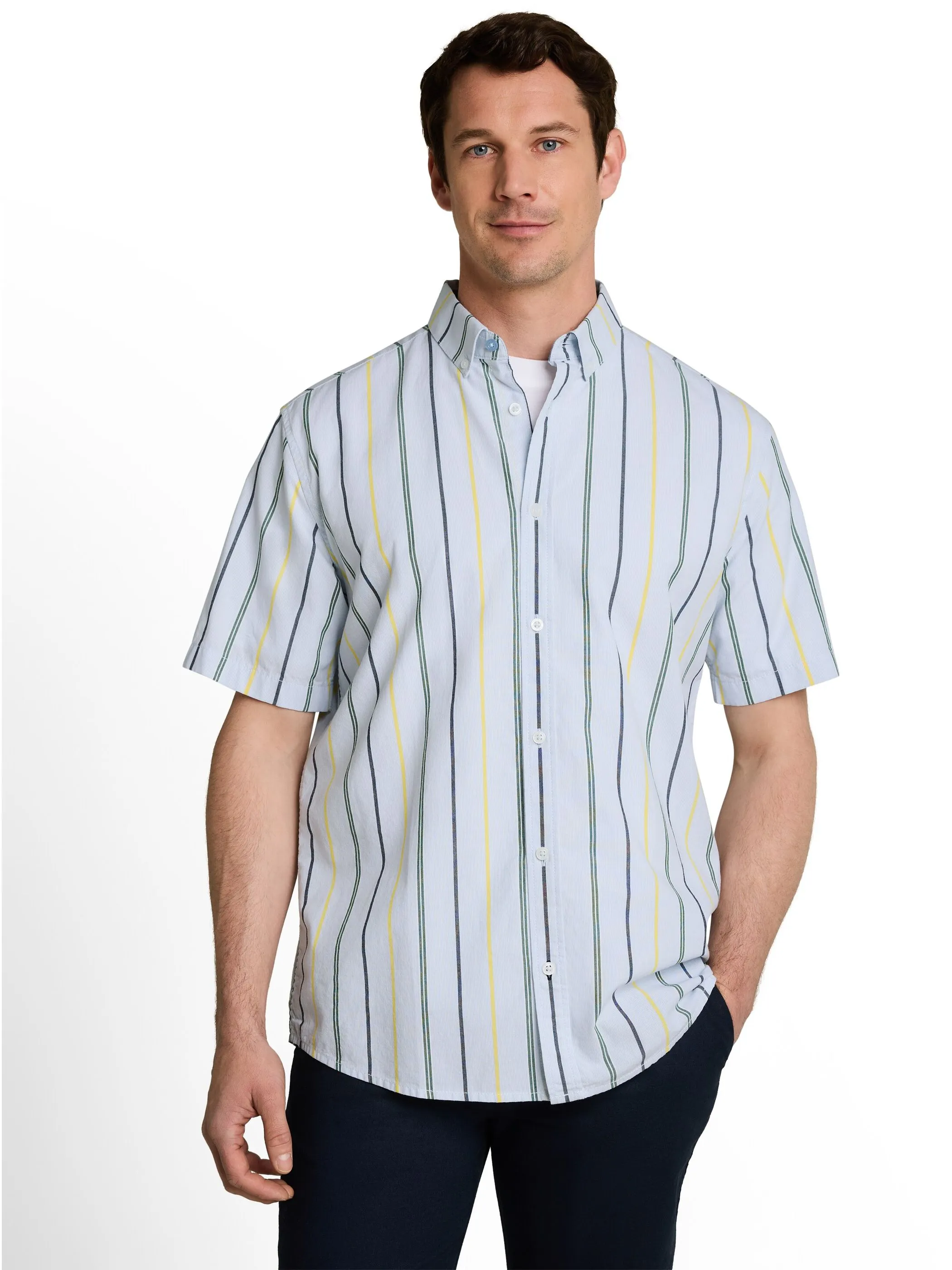 Tom Tailor 1050951 colorful striped oxford shirt Blau 926459 40212 1