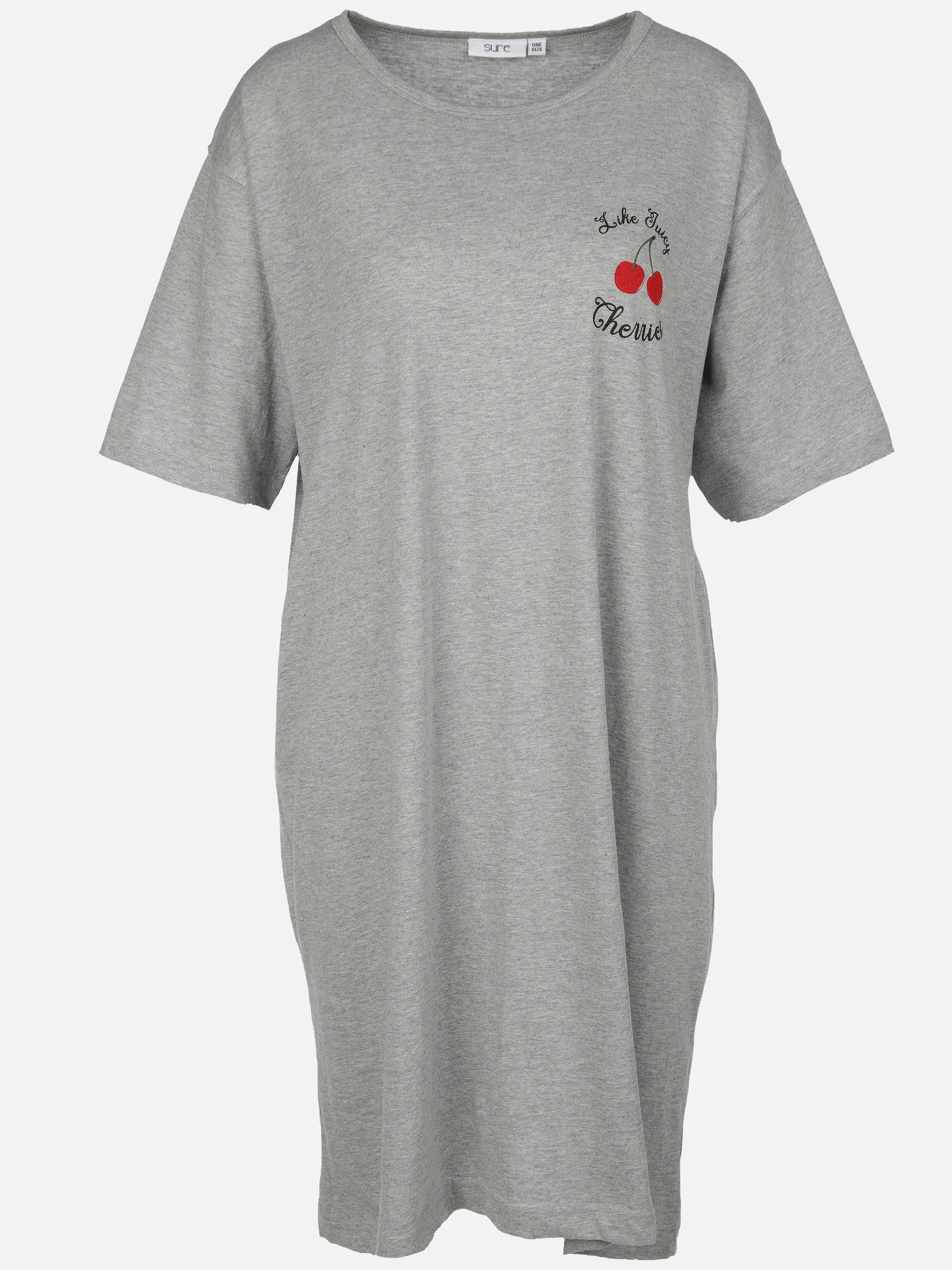 Sure Da. Oversize Nachthemd mit gro Grau 906566 GRAU 1 Sure Da. Oversize Nachthemd mit gro Grau 906566 GRAU 1