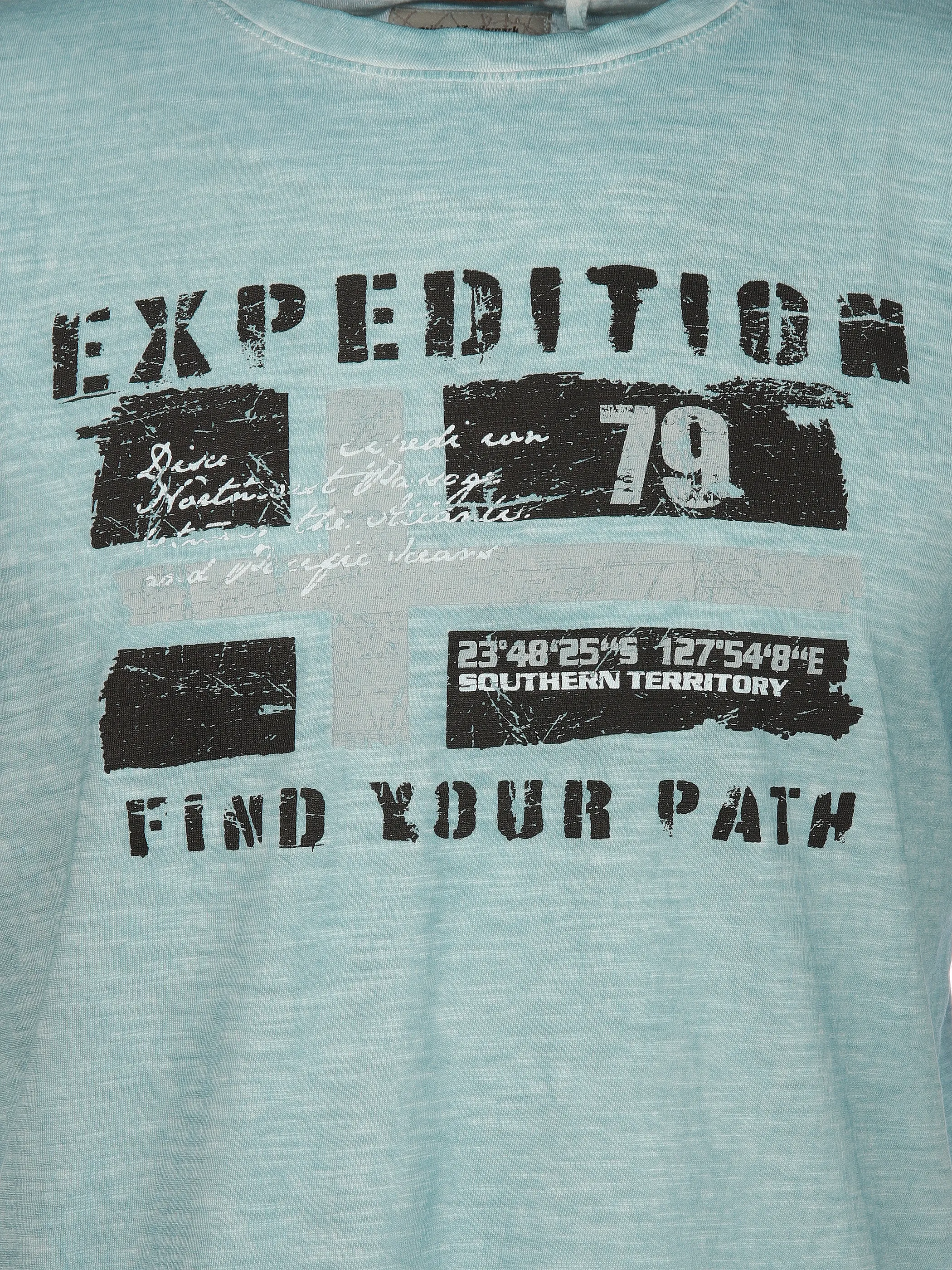 Southern Territory He. T-Shirt 1/2 Arm Logo Blau 910619 AQUA 3 Southern Territory He. T-Shirt 1/2 Arm Logo Blau 910619 AQUA 3