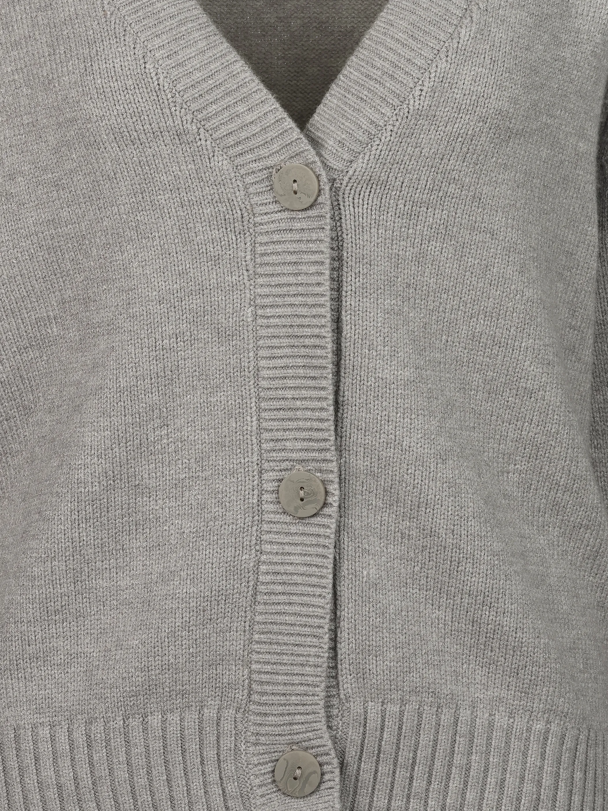 Lisa Tossa Da-Cardigan m. Knöpfen Silber 914696 HELLGRAU 3