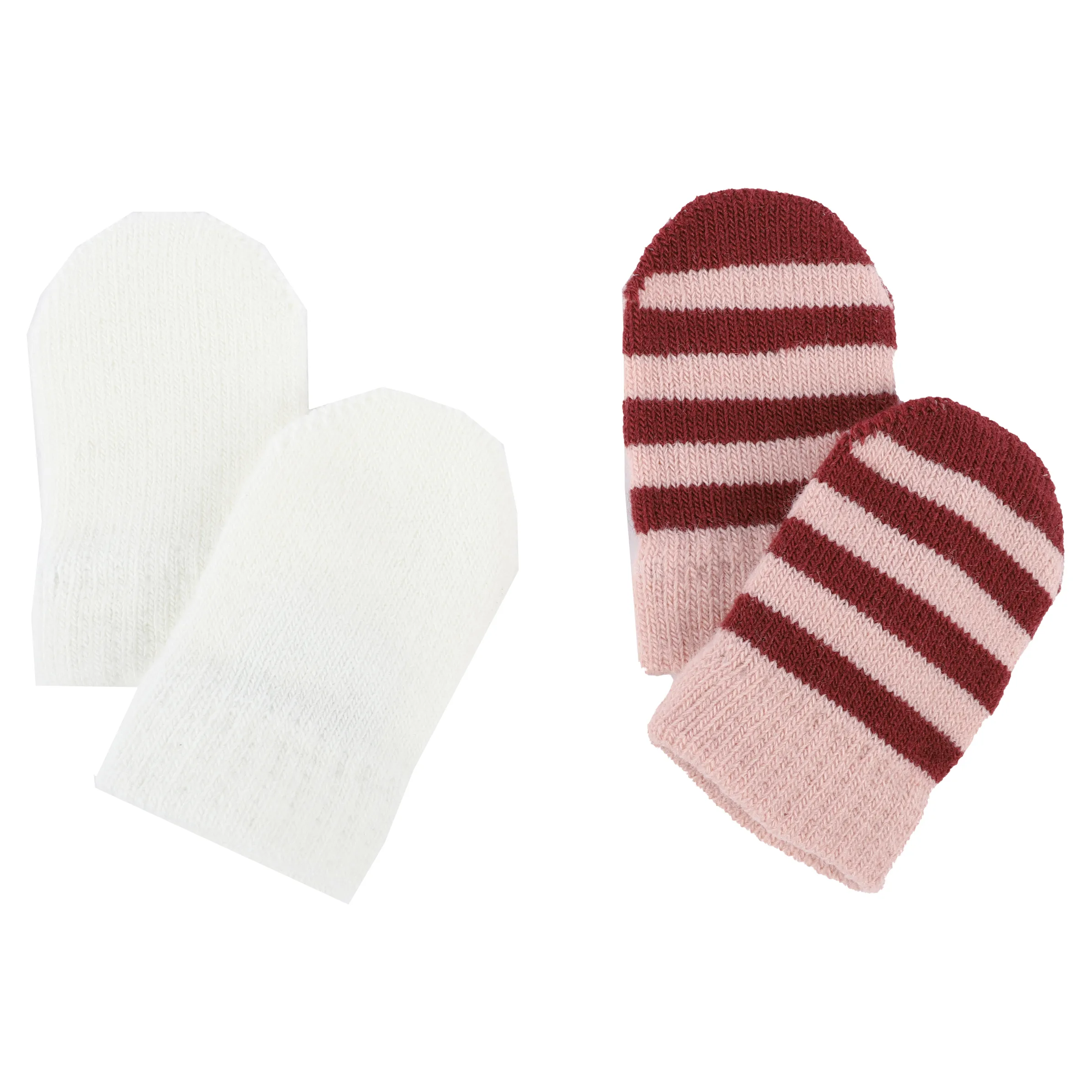 Bubble Gum BM 2er Pack Handschuhe in weiß und altrosa Weiß 884903 WEIß/ROSA 2 Bubble Gum BM 2er Pack Handschuhe in weiß und altrosa Weiß 884903 WEIß/ROSA 2