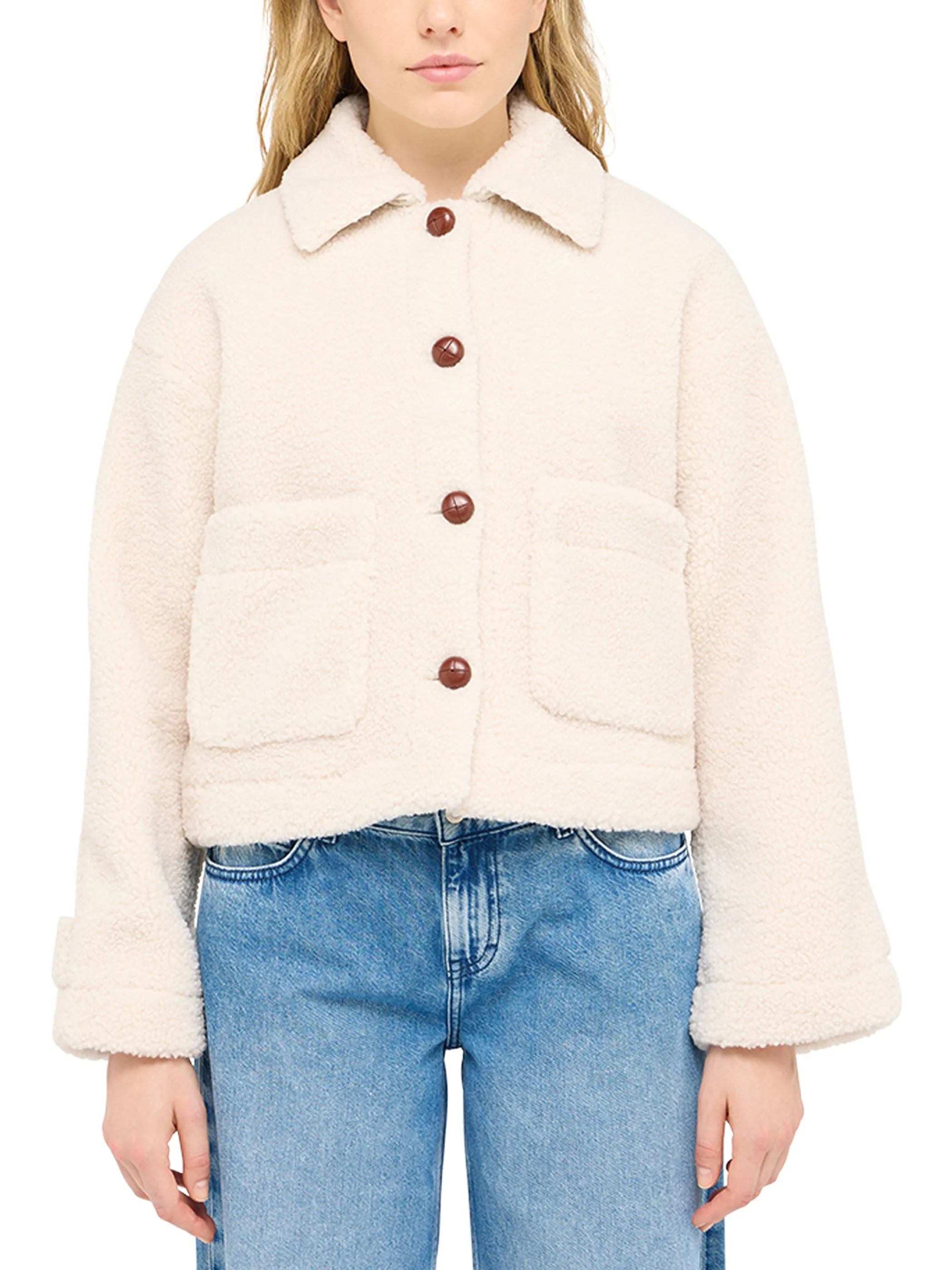 Mustang 1017246 STYLE SHERPA JACKET Weiß 926146 2013 4