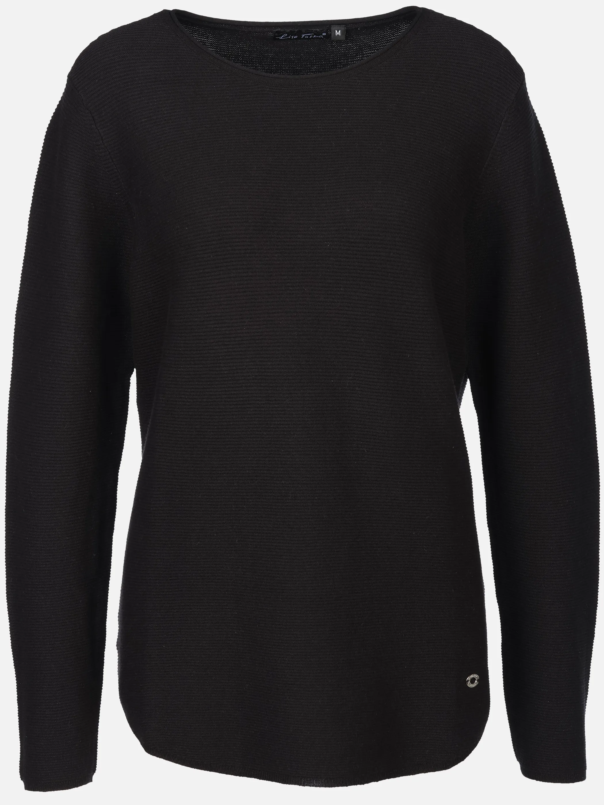 Lisa Tossa Da-Strukturpullover Schwarz 912694 BLACK 1