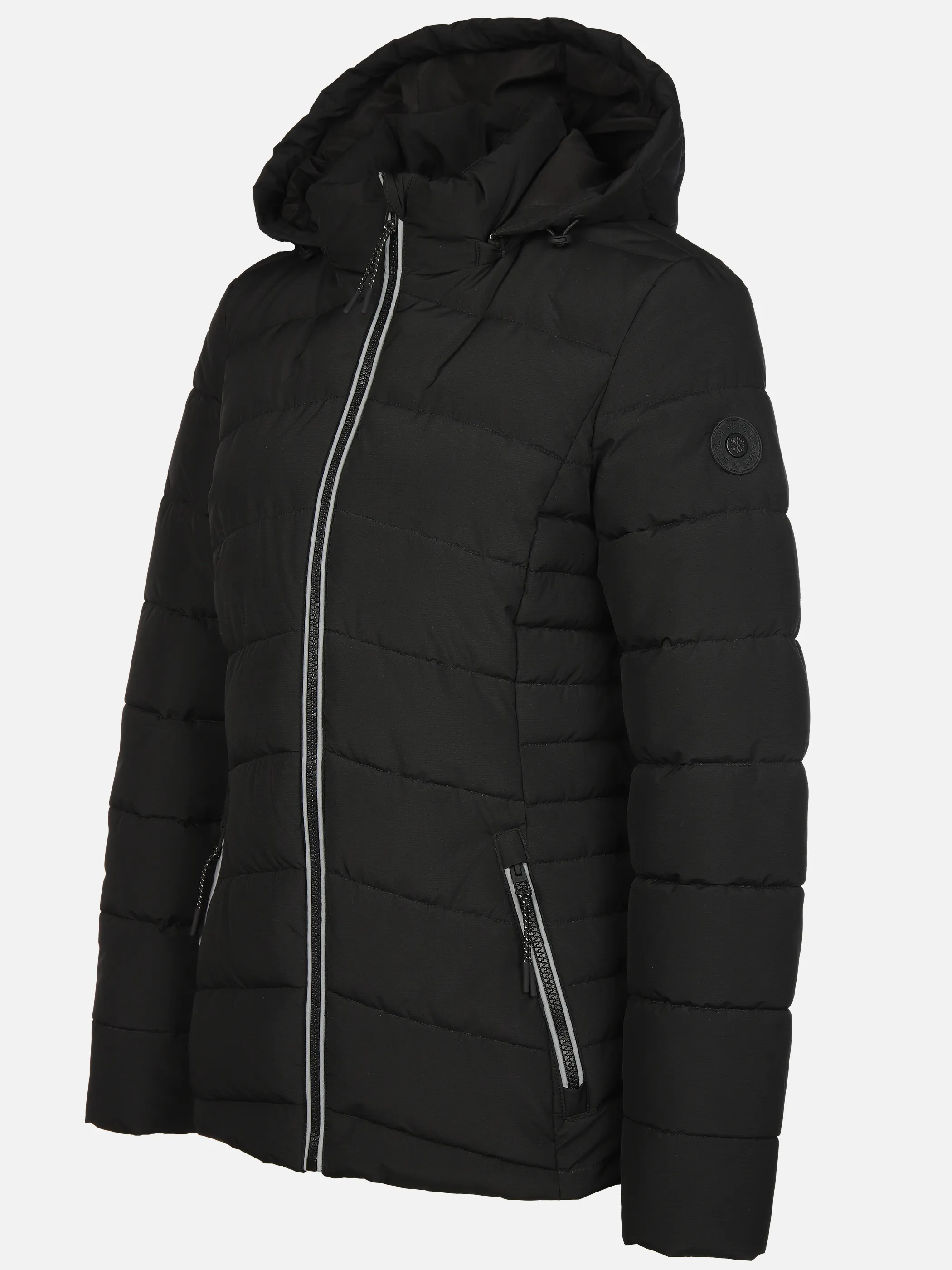 Sure Da-Steppjacke Schwarz 913122 BLACK 3