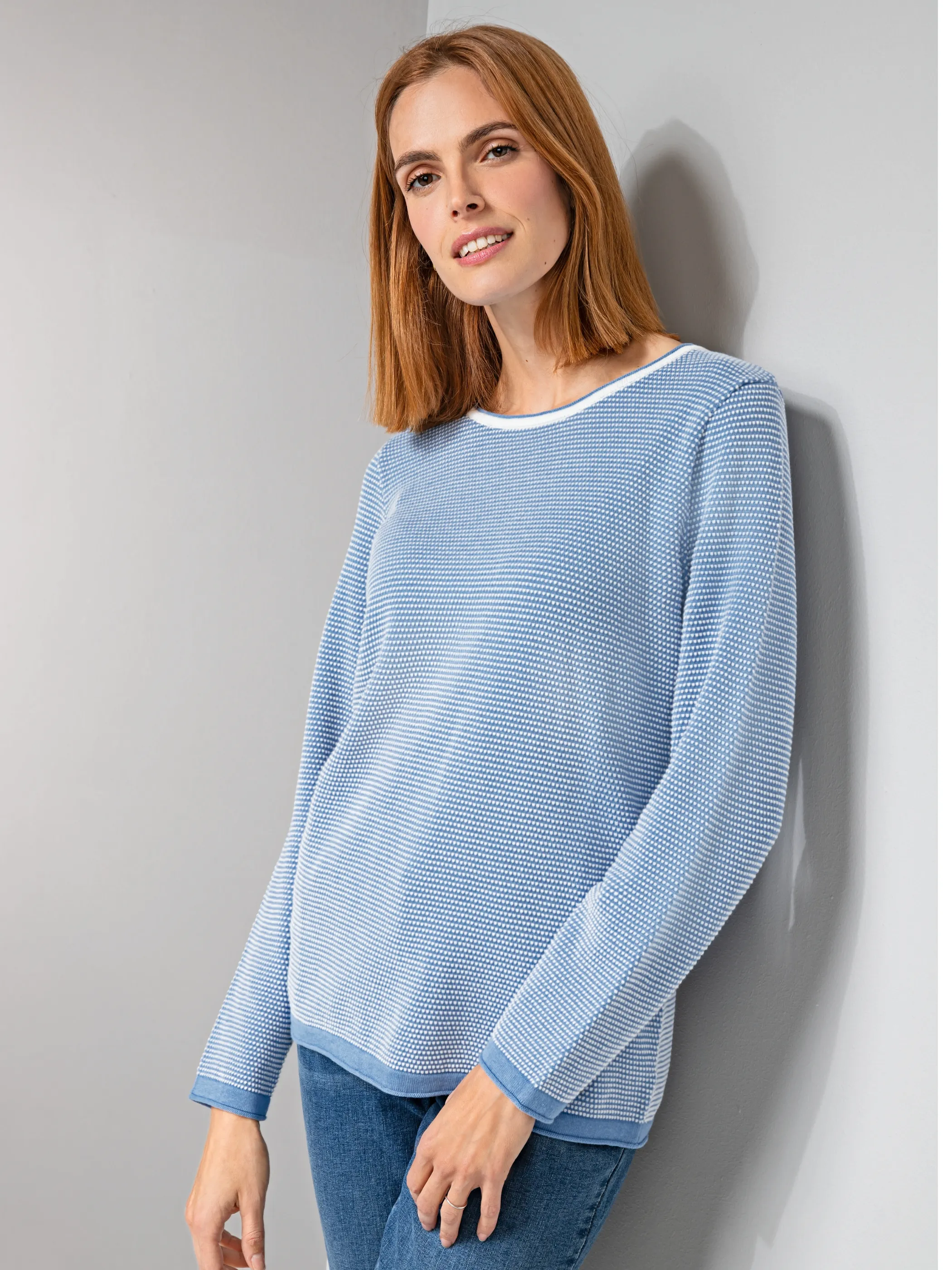 Sure Da-Pullover "Eagle Eye" Blau 889295 CORNFLOWER 4