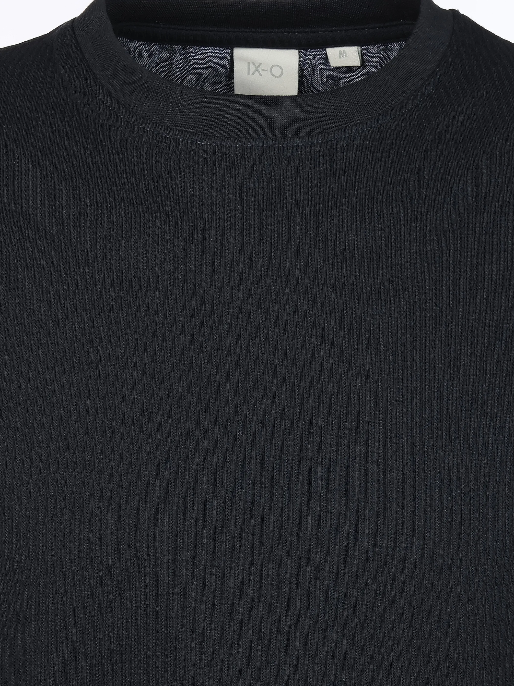 IX-O H16109AH22594AAWG YF He-Struktur T-Shirt Blau 925876 19400 3