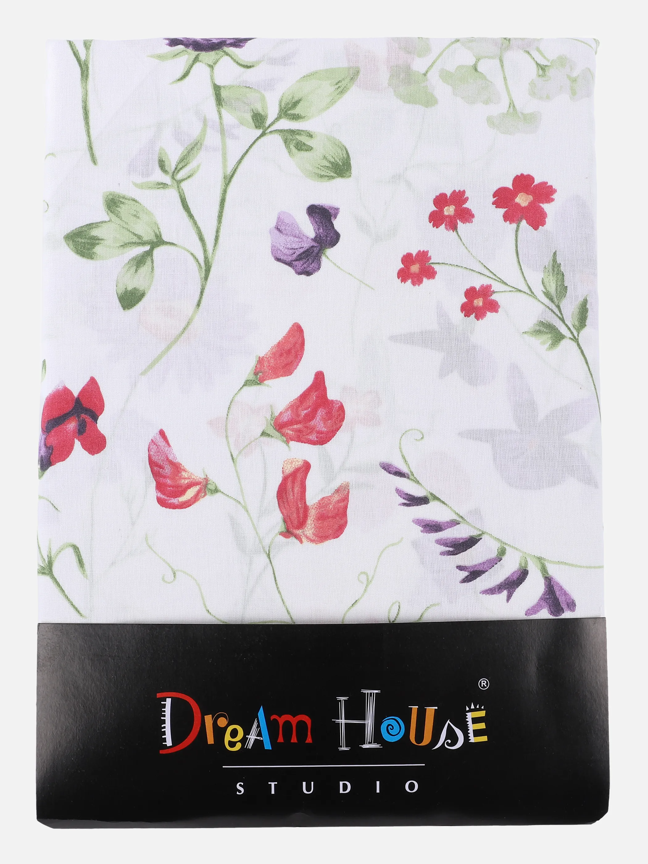 Dream House Bettwäsche AOP Blumen 155x220 Weiß 875705 WEIßBLUMEN 3