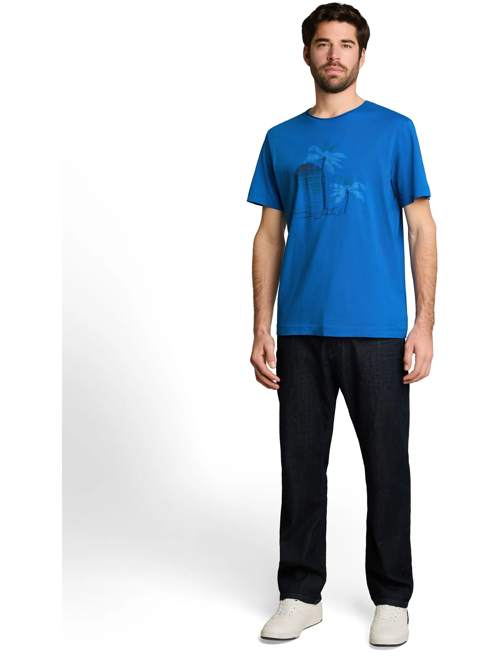 Tom Tailor 1051500 printed t-shirt Blau 926460 40139 4