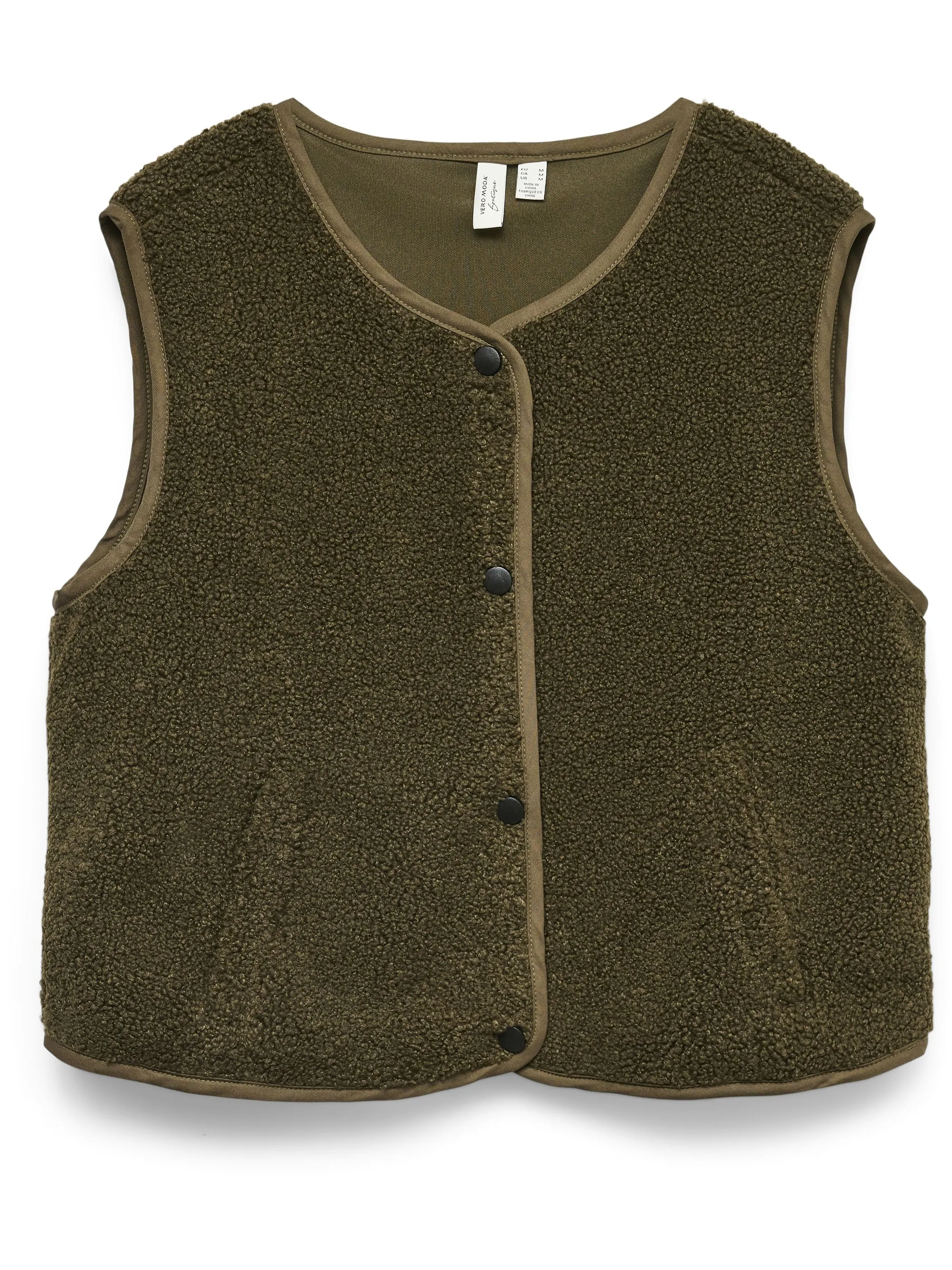 Vero Moda 10337854 VMGILLY SL GILET JRS Grün 915293 188880 1