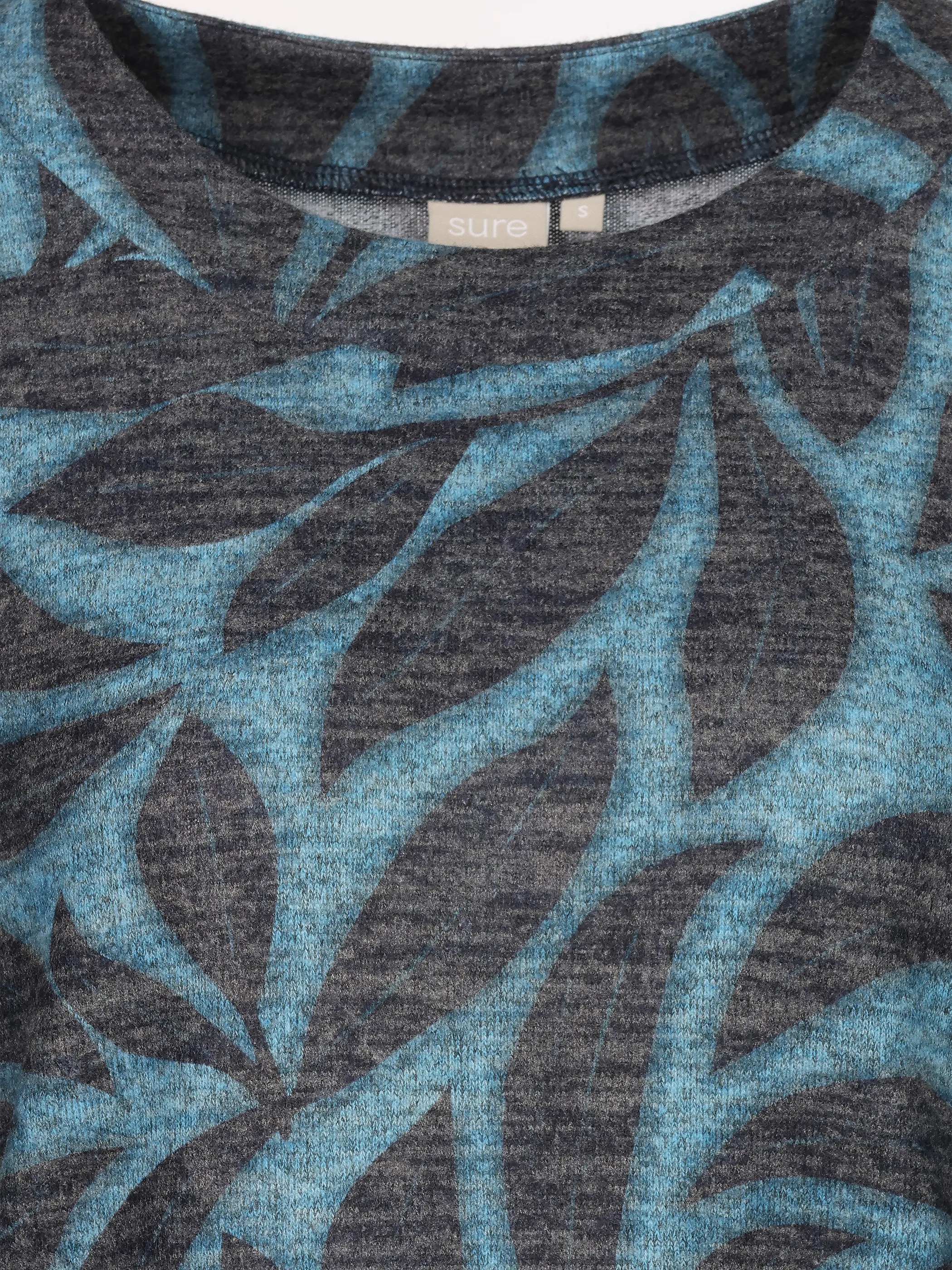 Sure Da-Flausch-Shirt m. Belegkragen Blau 933248 BLAU 3