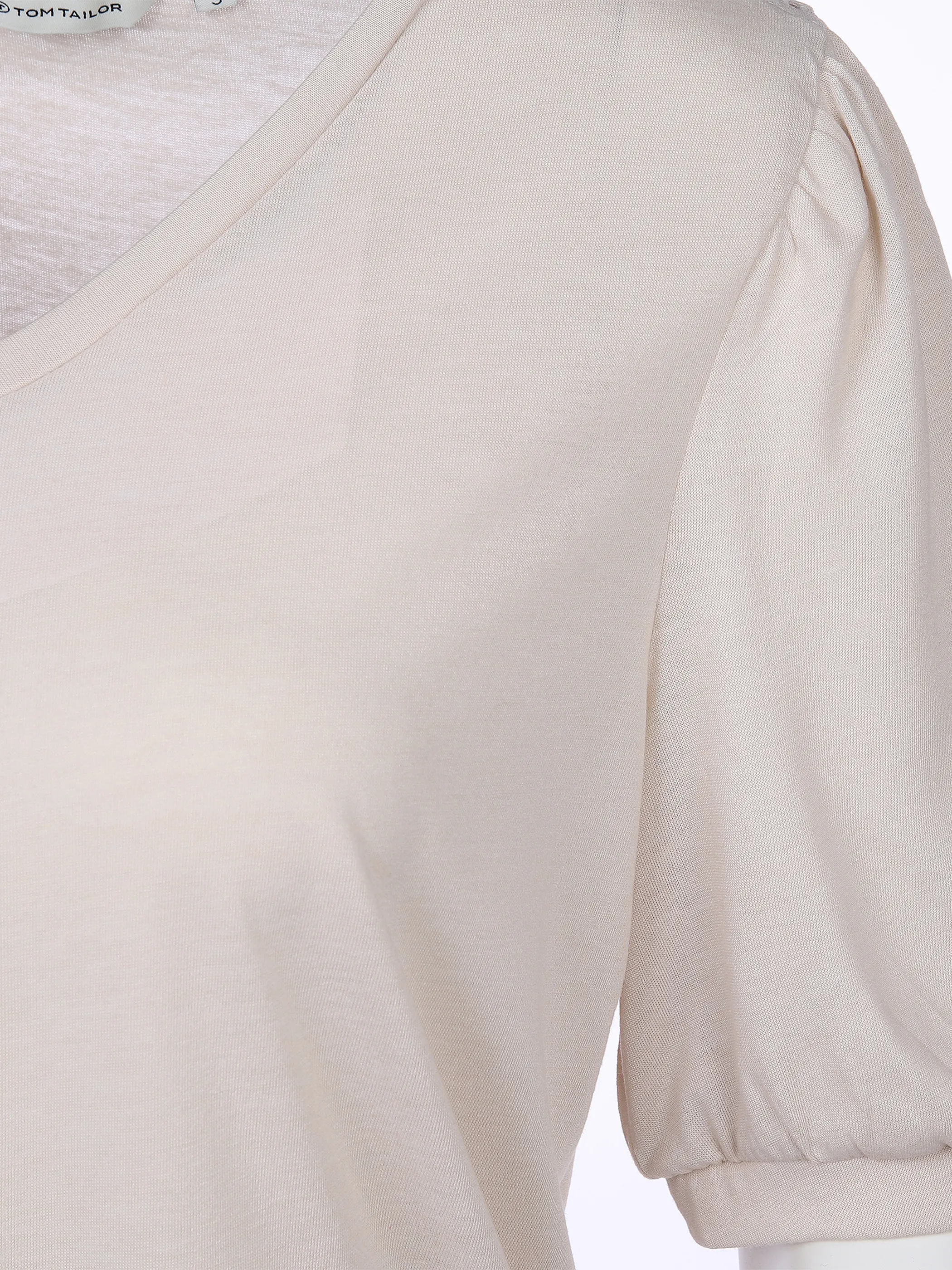Tom Tailor 1031217 T-shirt puff sleeve Braun 865235 29517 3 Tom Tailor 1031217 T-shirt puff sleeve Braun 865235 29517 3