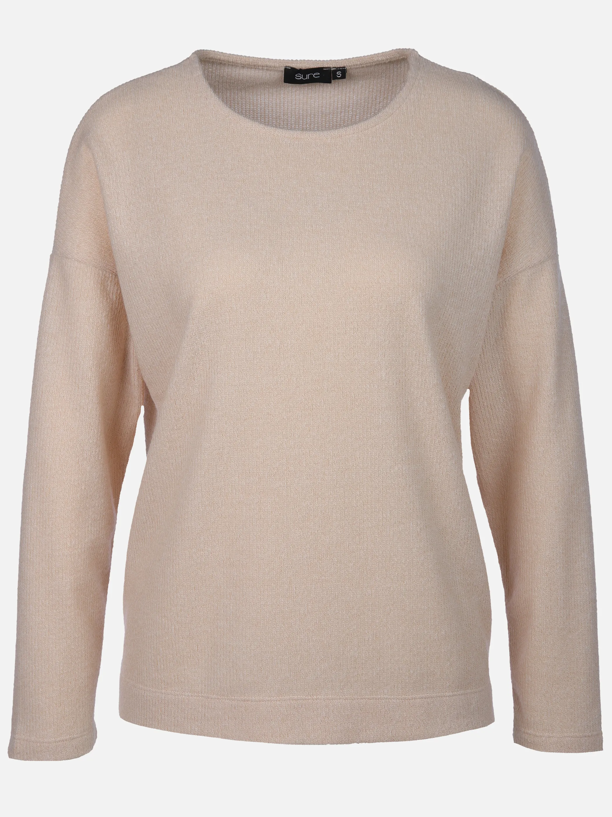 Sure Da-Flauschshirt uni Beige 916302 MOONBEAM 1 Sure Da-Flauschshirt uni Beige 916302 MOONBEAM 1