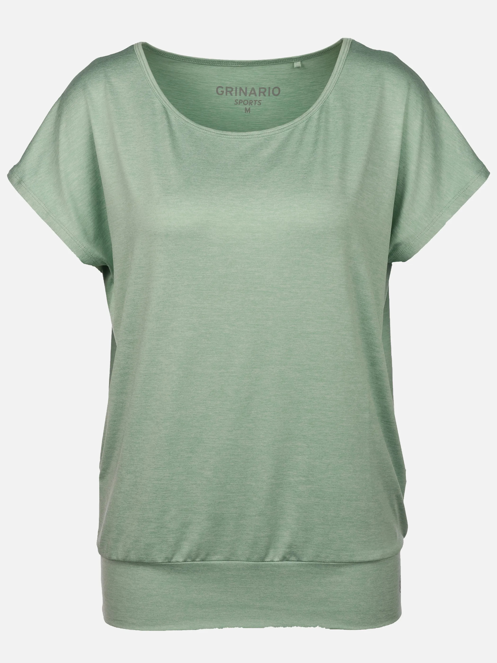 Grinario Sports Da-Sport Shirt, m. weiter Schulter u. breitem Bund Grün 921227 MINT 1