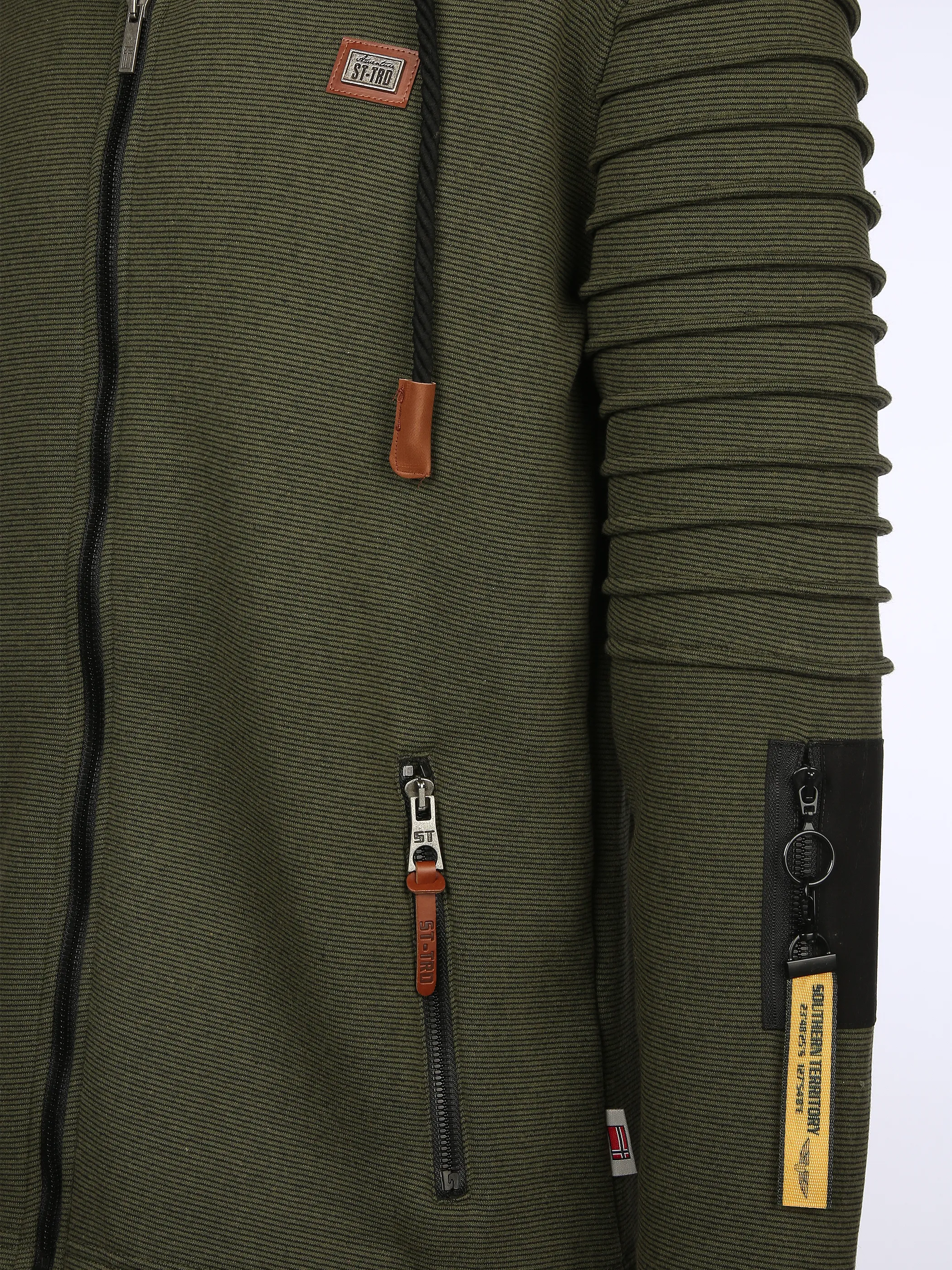 Southern Territory He. Bikersweatjacke grindle Oliv 919492 OLIVE 3