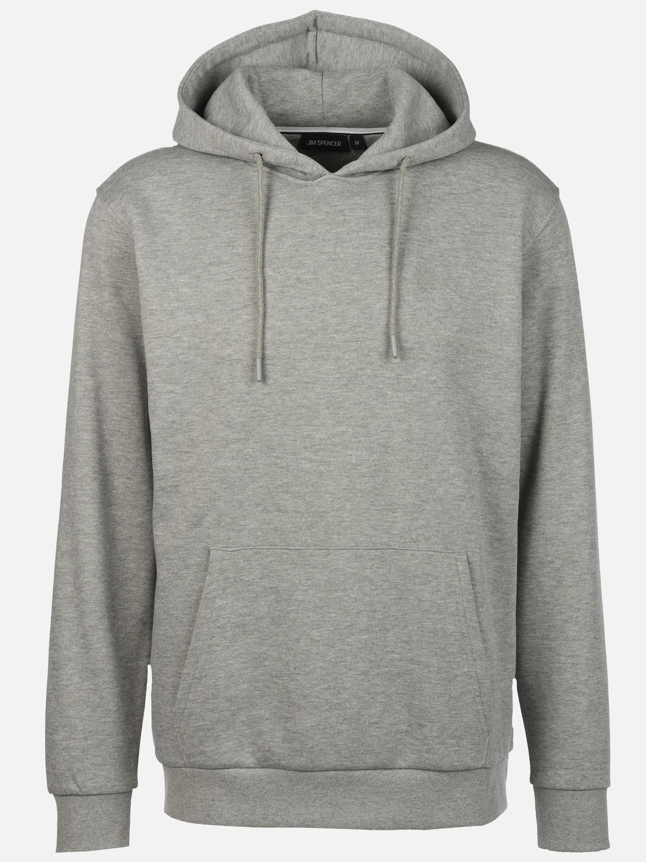Jim Spencer He. Kapuzensweatshirt kangaroo Grau 919310 GREY MEL 1