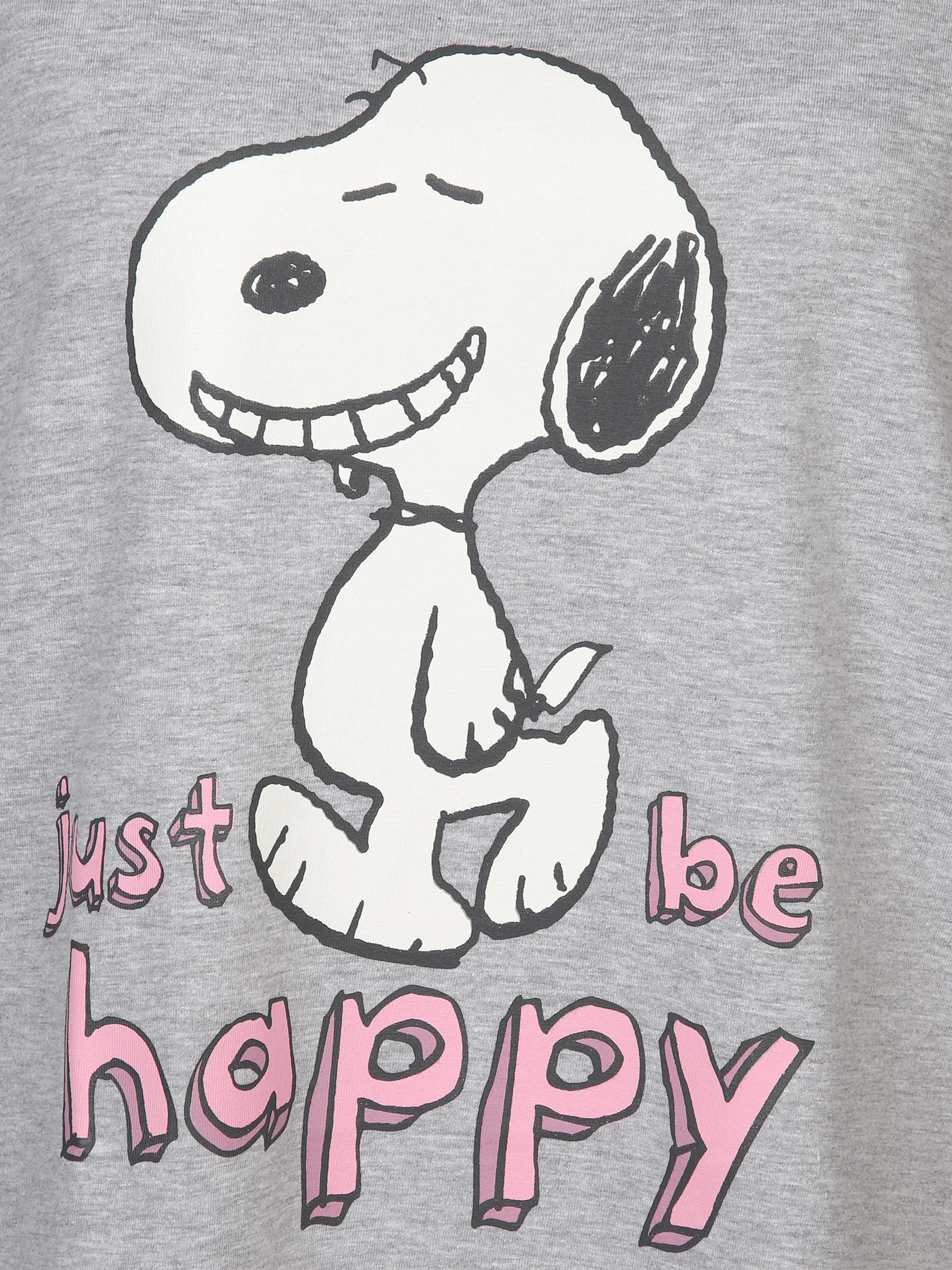 Snoopy Da. Nachthemd Snoopy Grau 881233 GRAU 3