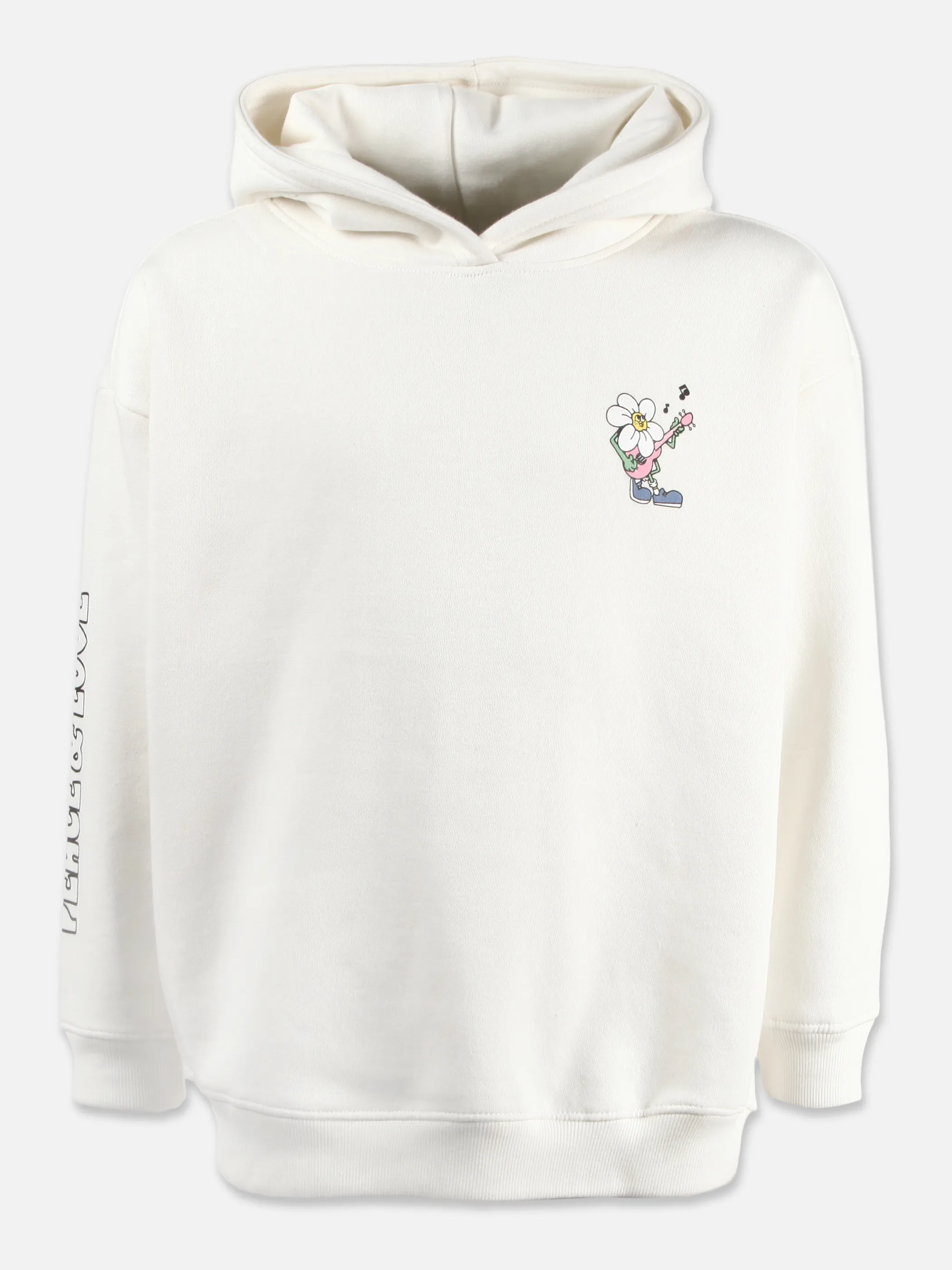 One Way JM Sweatshirt weiß mit großem Back Print Weiß 930125 WEIß 1